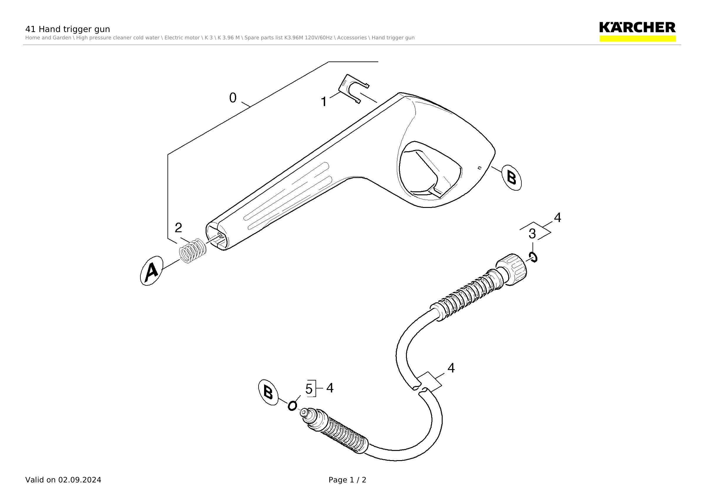 41 Hand trigger gun