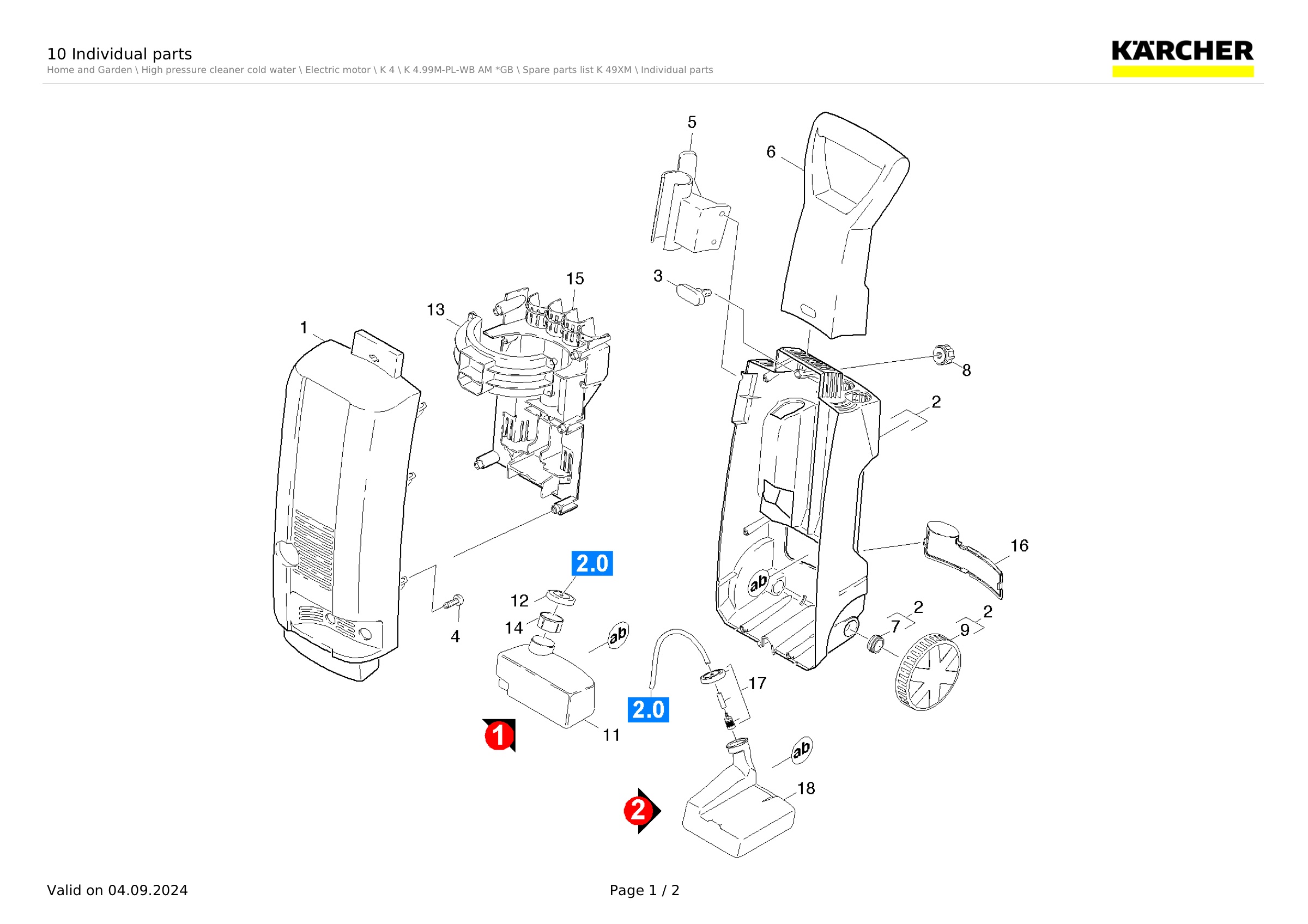 10 Individual parts