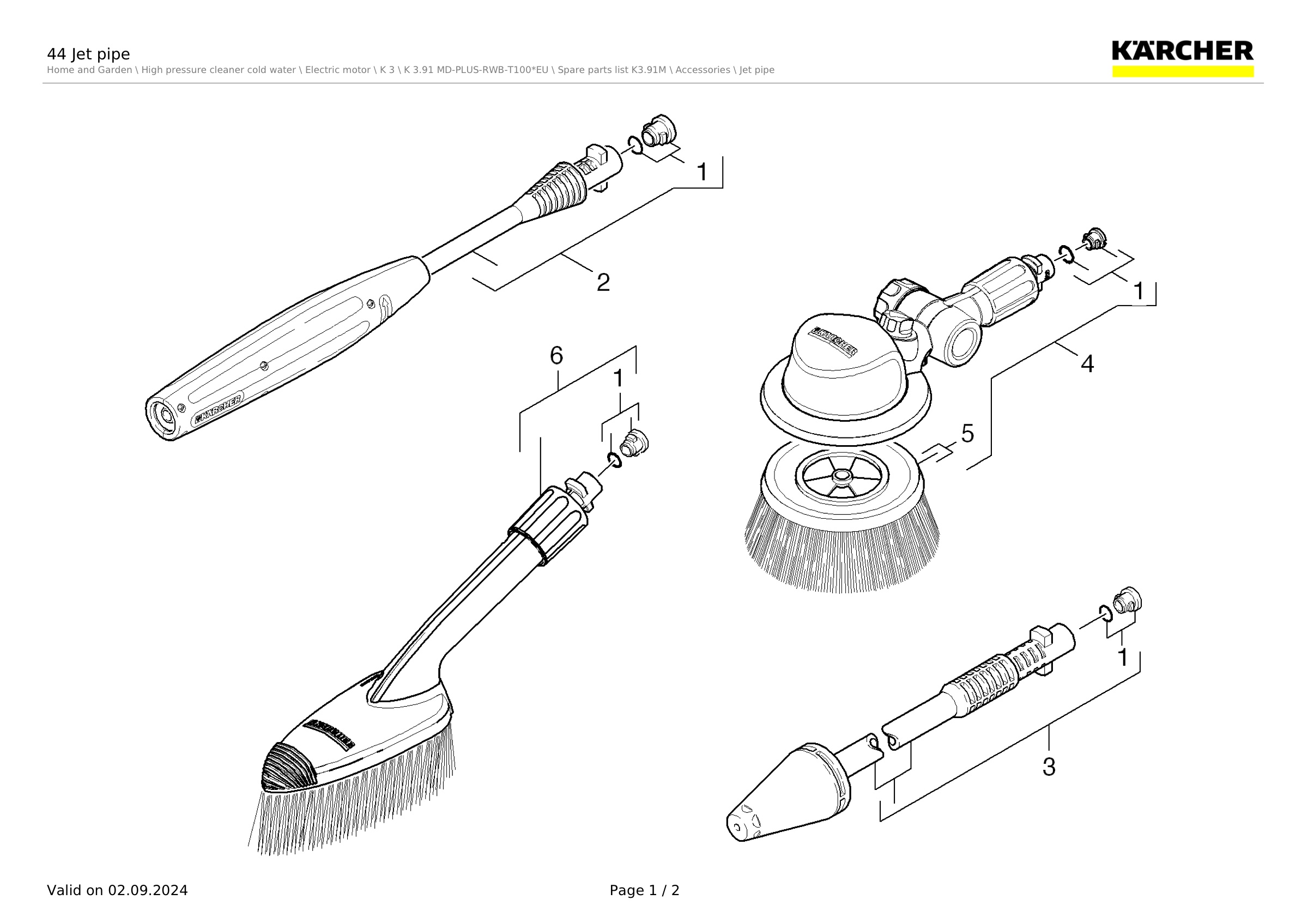 44 Jet pipe