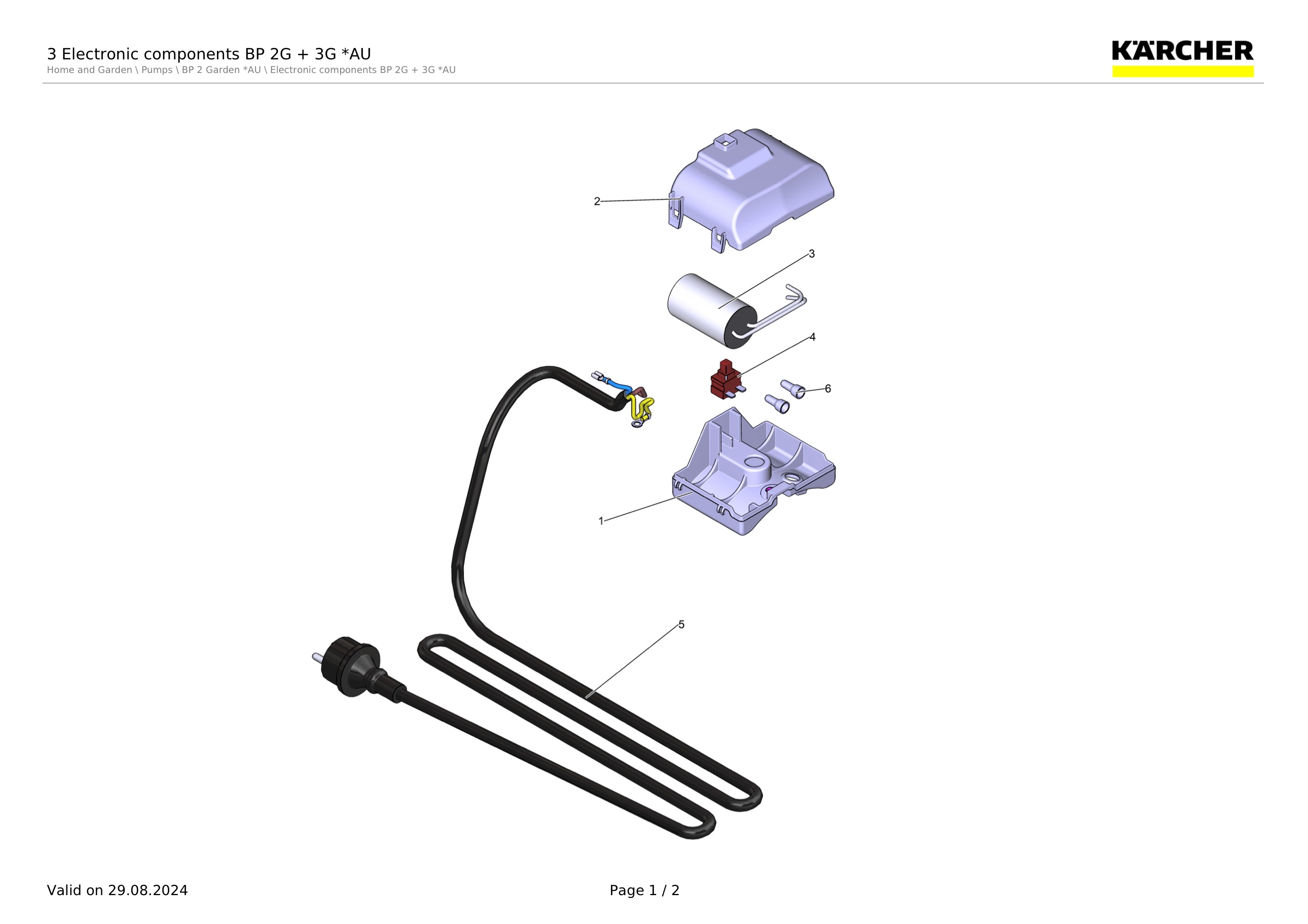 3 Electronic components BP 2G + 3G *AU