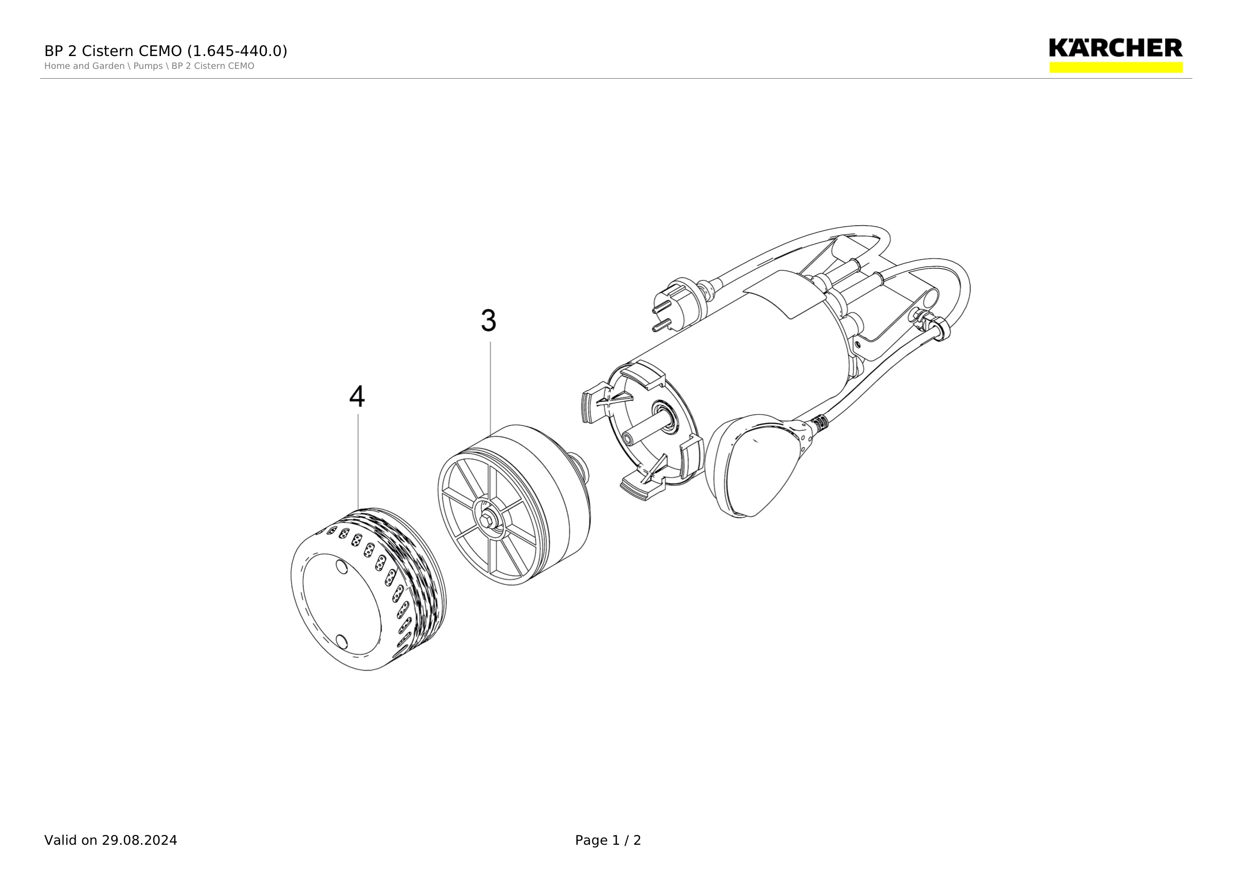 BP 2 Cistern CEMO (1.645-440.0)