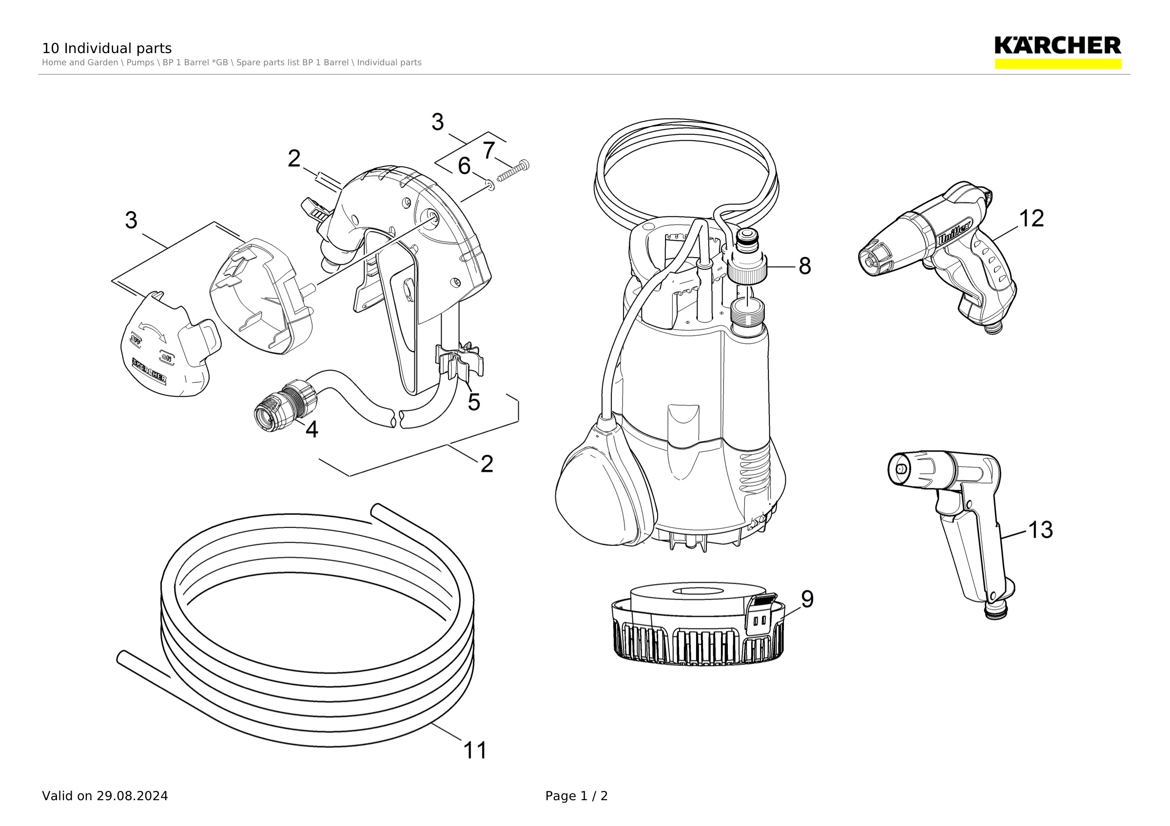 10 Individual parts