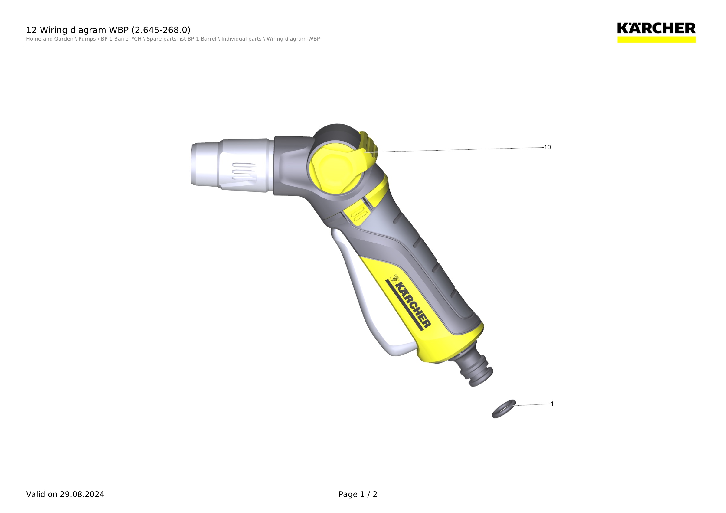 12 Spray gun Plus (2.645-268.0)