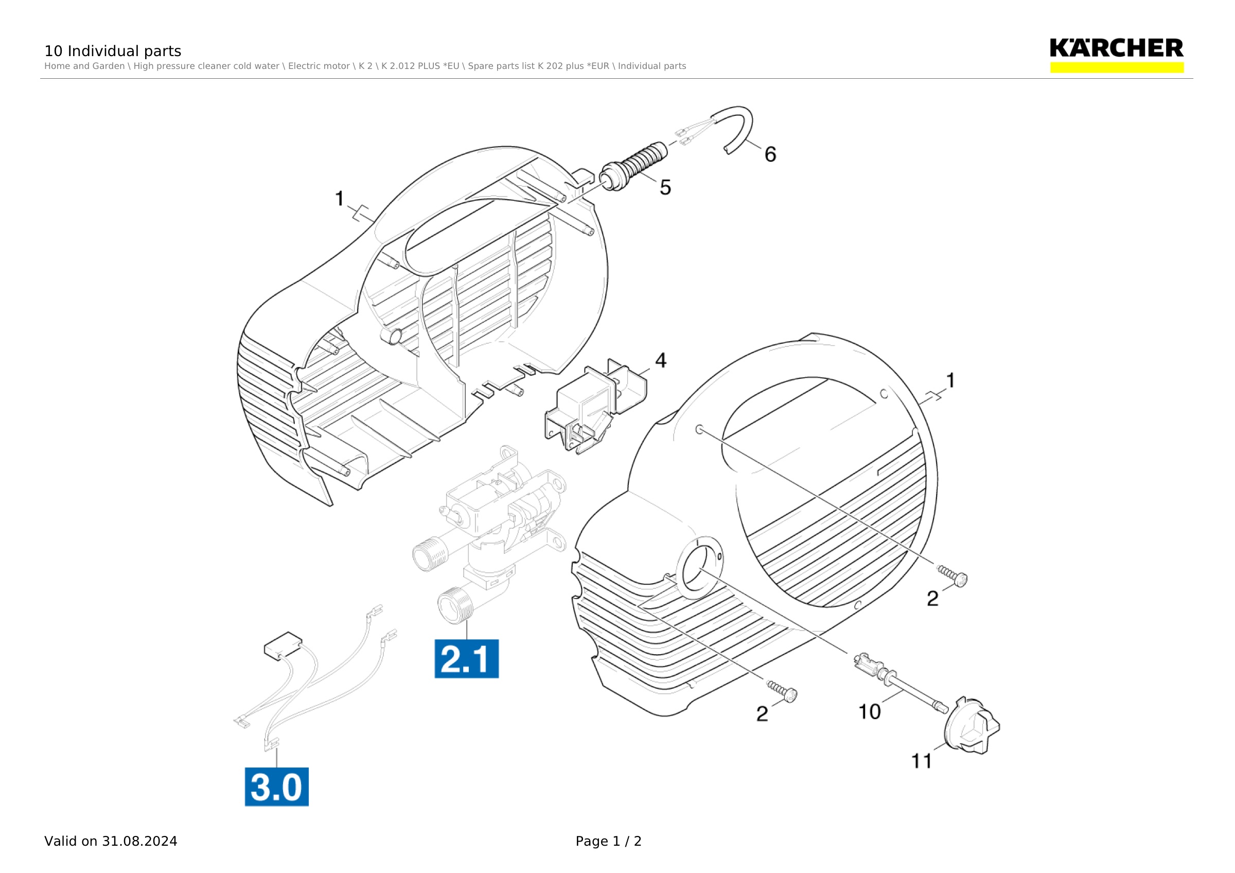 10 Individual parts