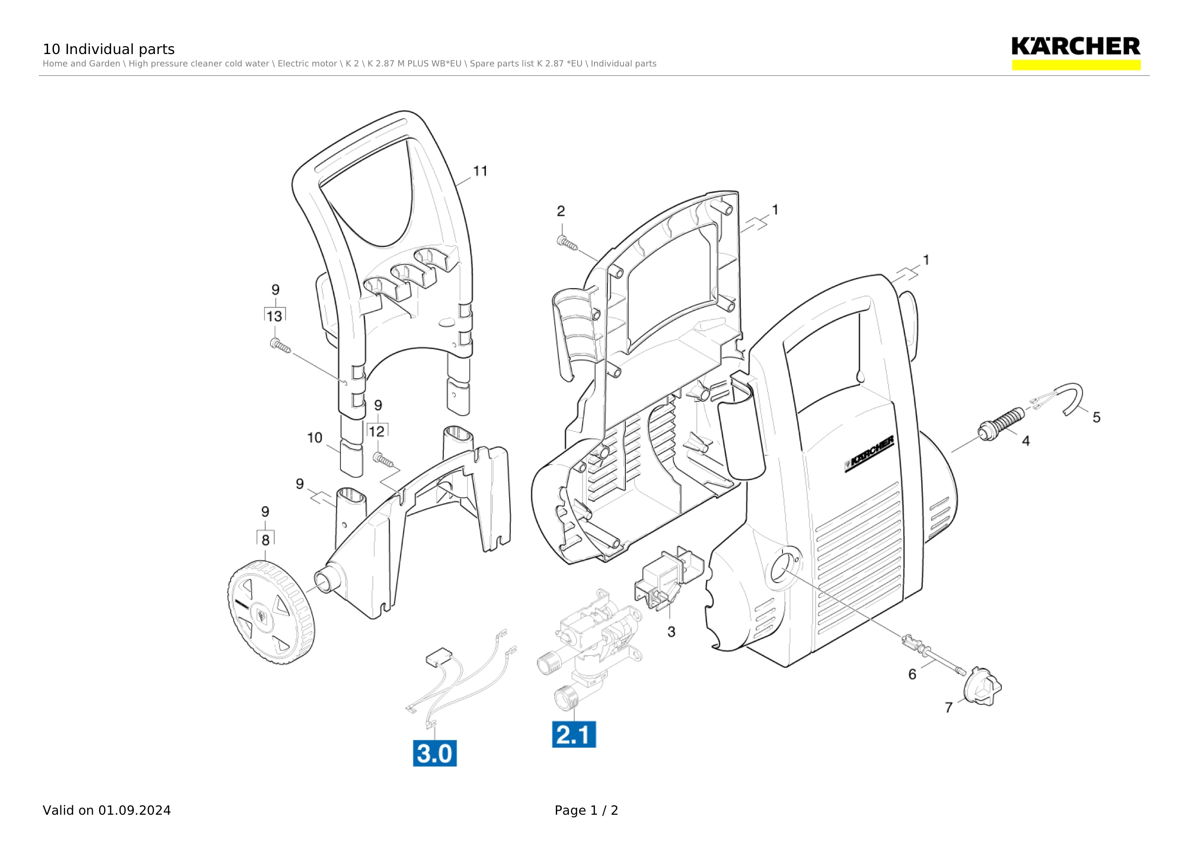 10 Individual parts