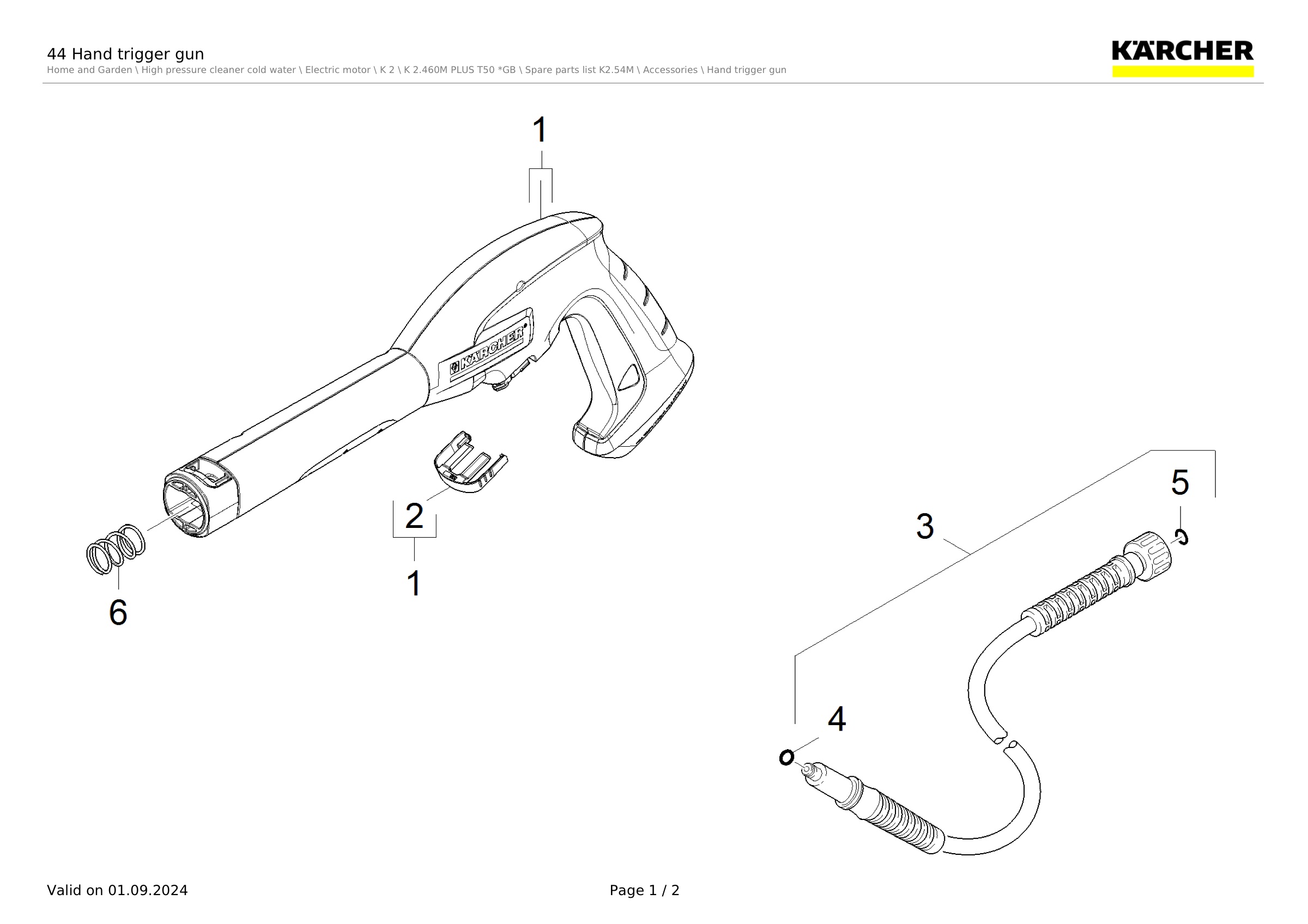 44 Hand trigger gun