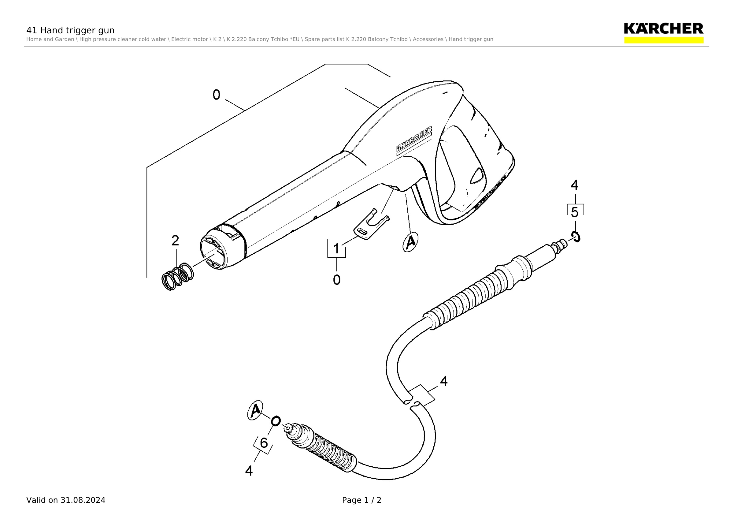41 Hand trigger gun