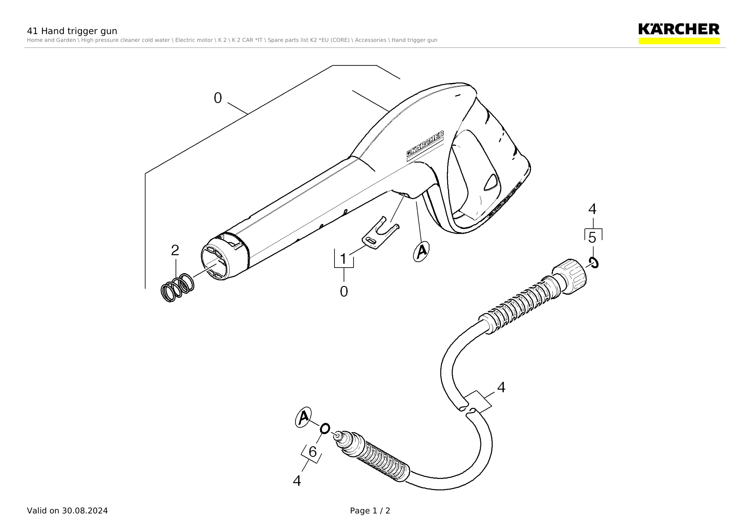 41 Hand trigger gun