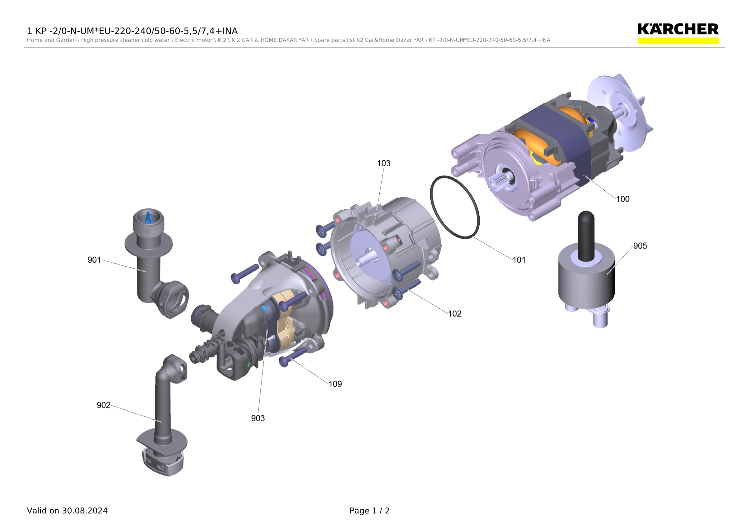 1 KP -2/0-N-UM*EU-220-240/50-60-5,5/7,4+INA
