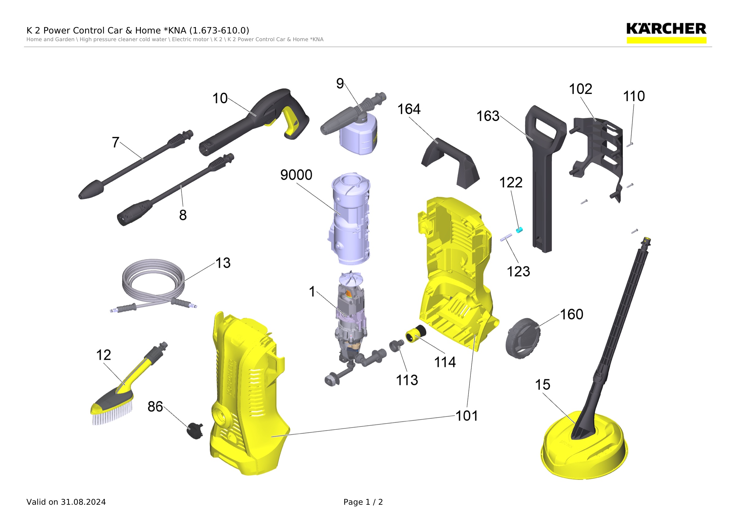 K 2 Power Control Car & Home *KNA (1.673-610.0)
