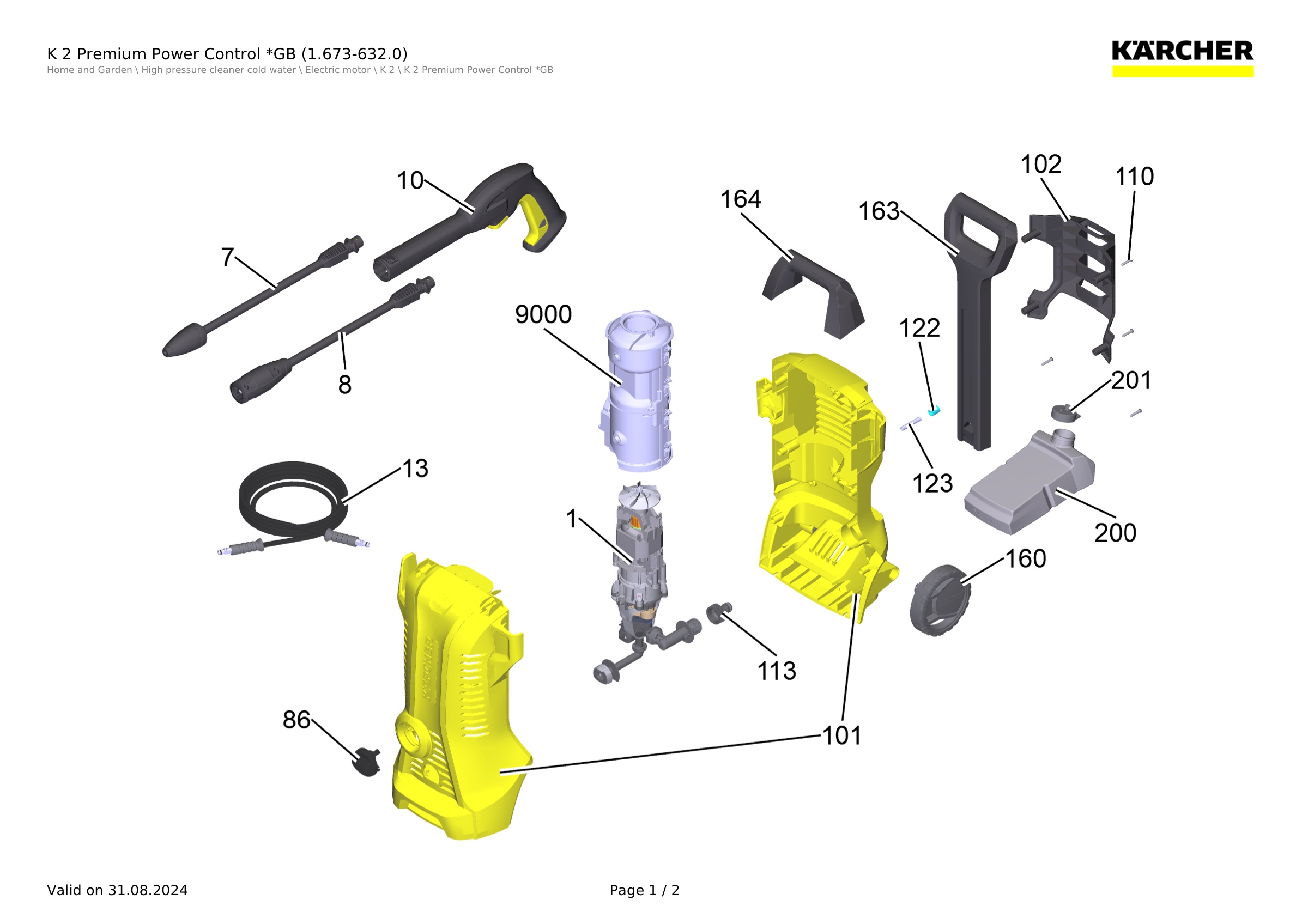 K 2 Premium Power Control *GB (1.673-632.0)