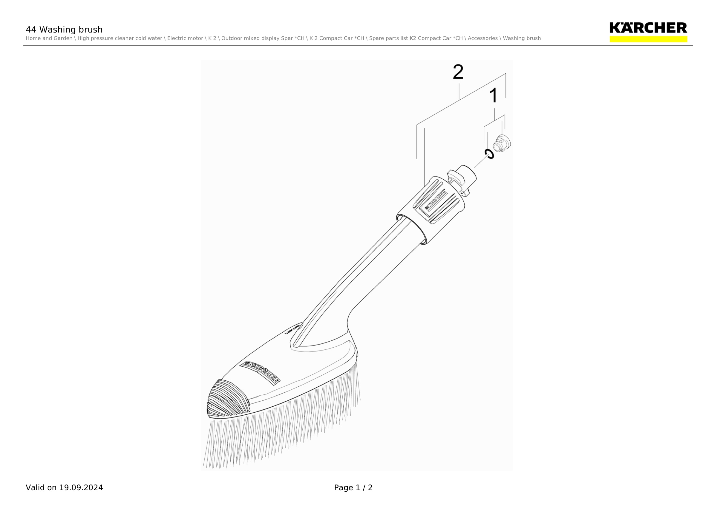 44 Washing brush