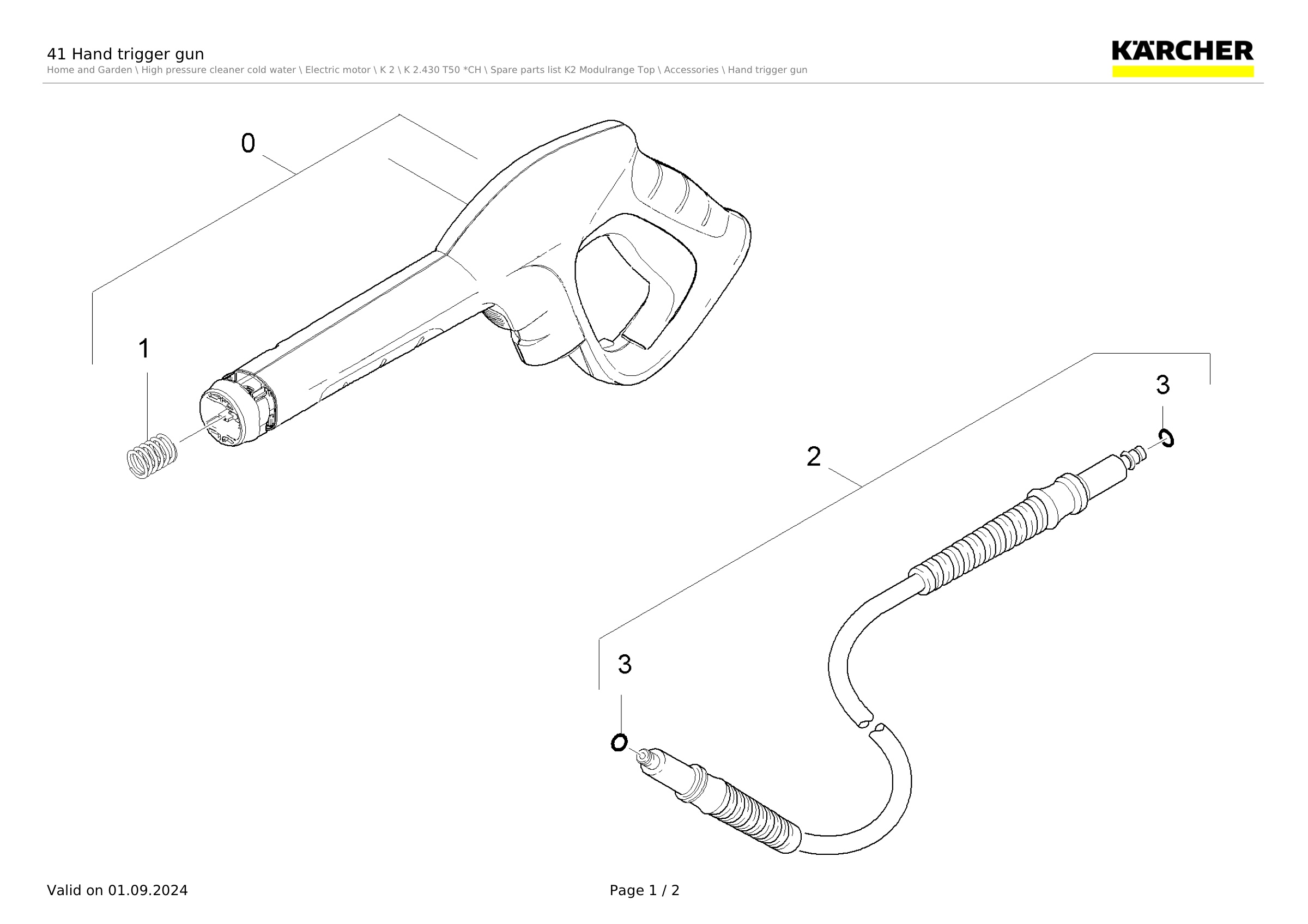 41 Hand trigger gun