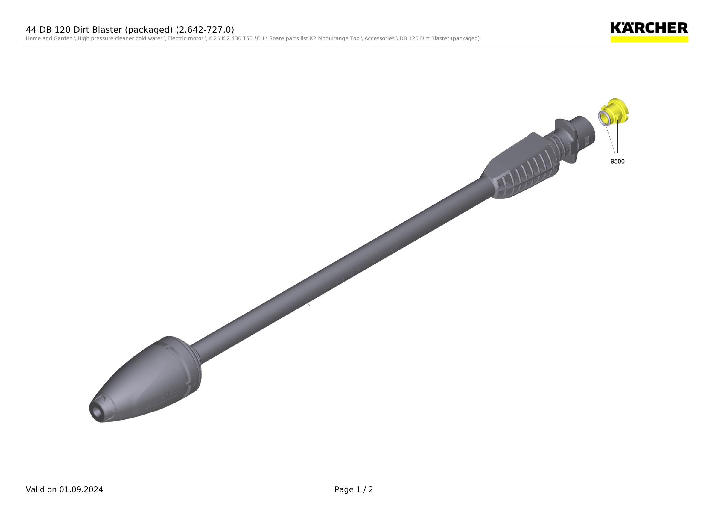 44 DB 120 Dirt Blaster (packaged) (2.642-727.0)