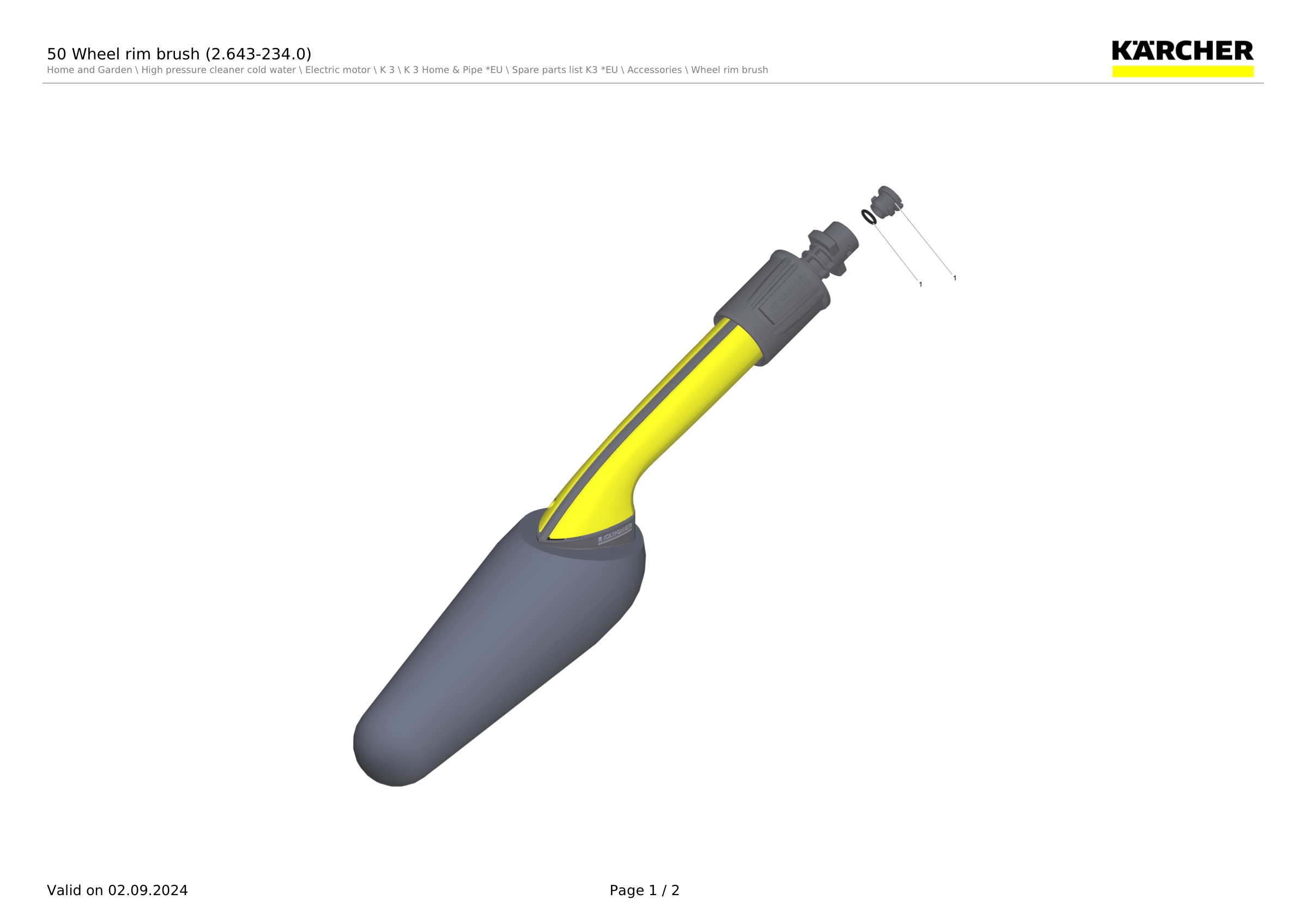 50 Wheel rim brush (2.643-234.0)
