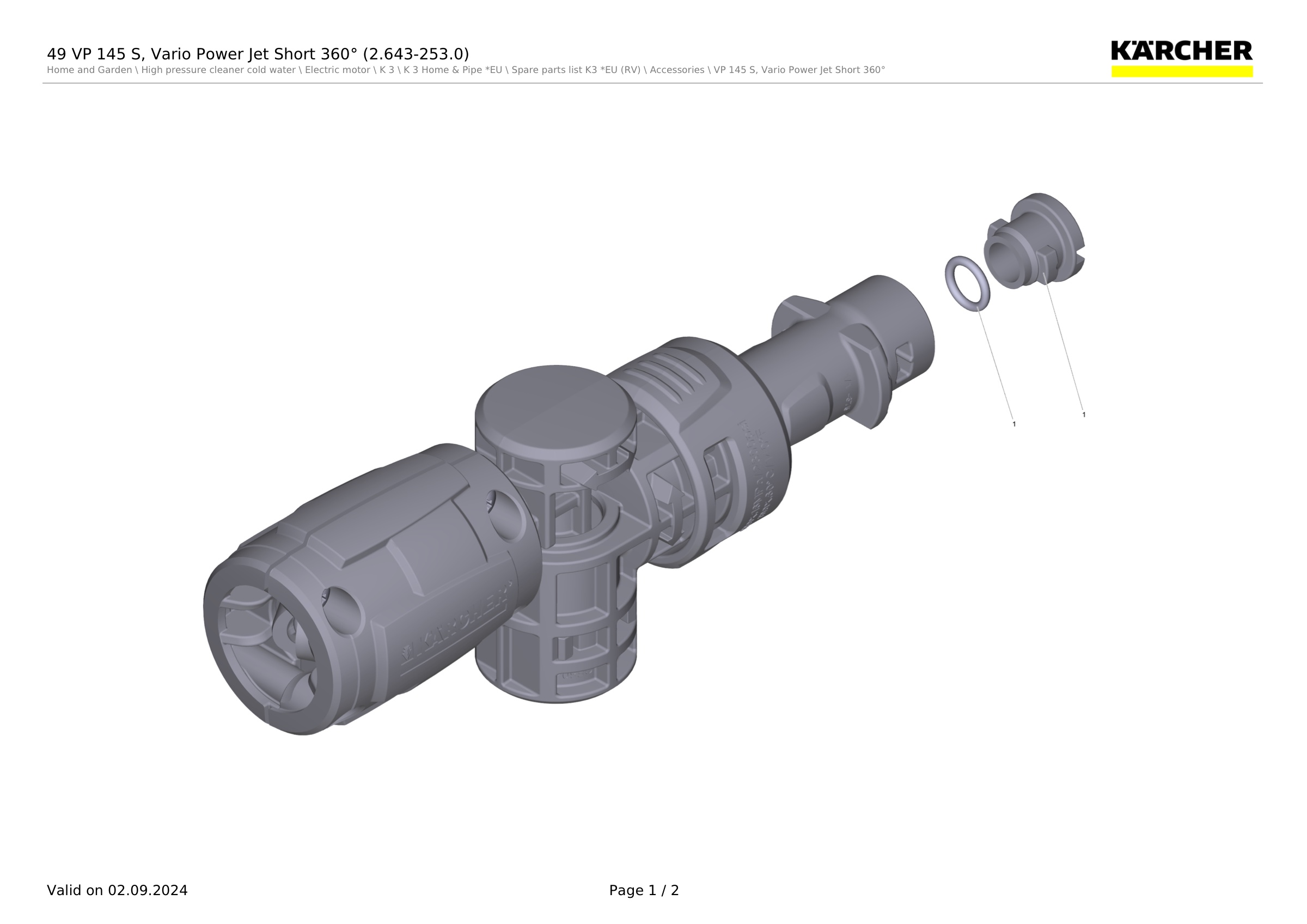 49 VP 145 S, Vario Power Jet Short 360° (2.643-253.0)