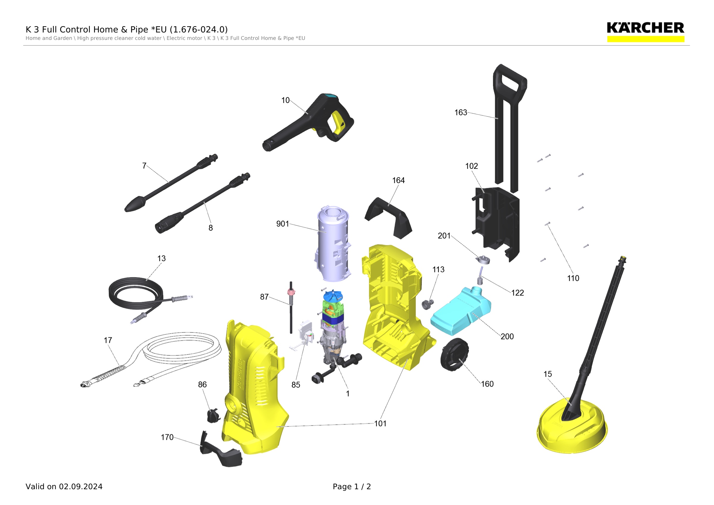 K 3 Full Control Home & Pipe *EU (1.676-024.0)