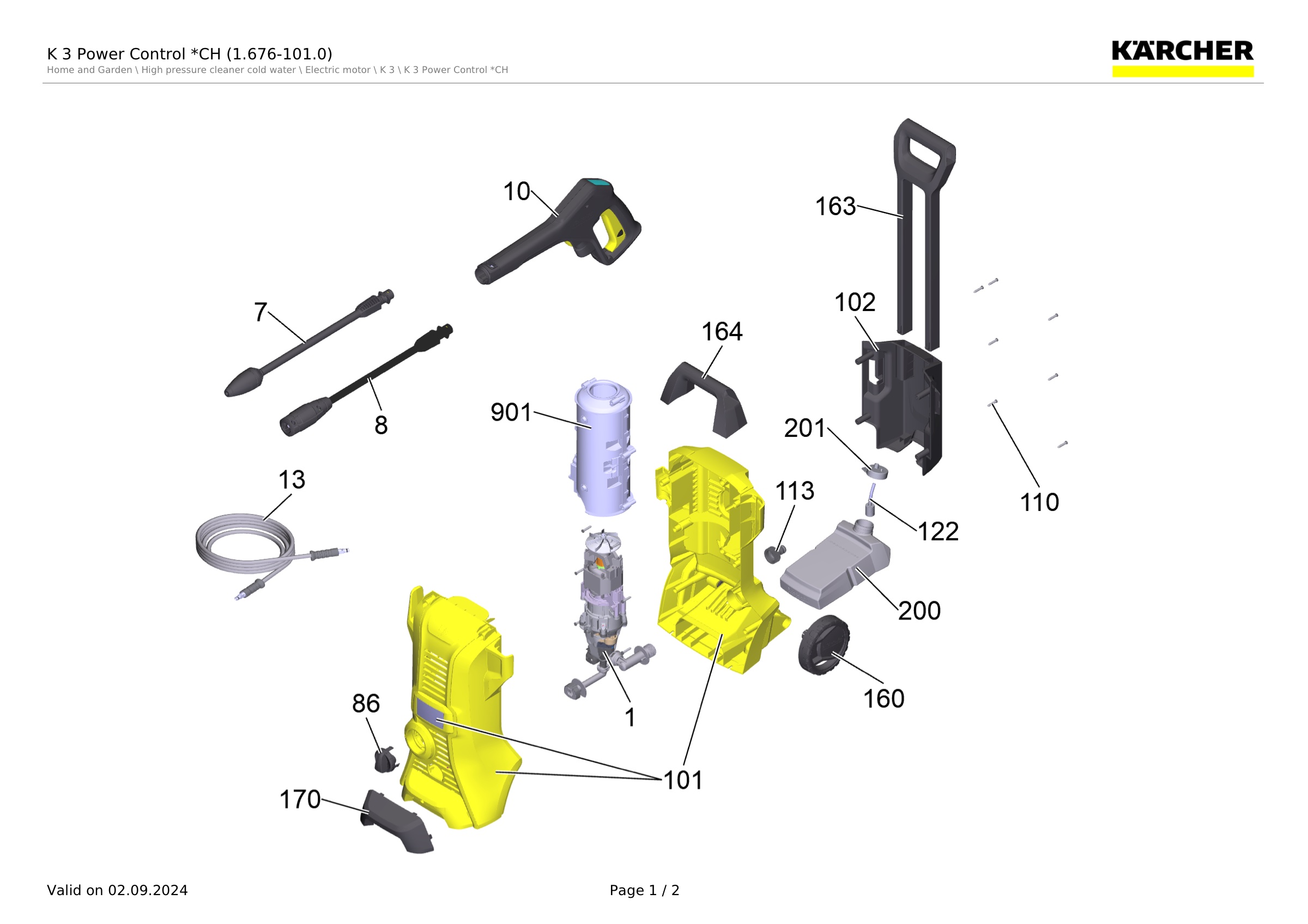 K 3 Power Control *CH (1.676-101.0)