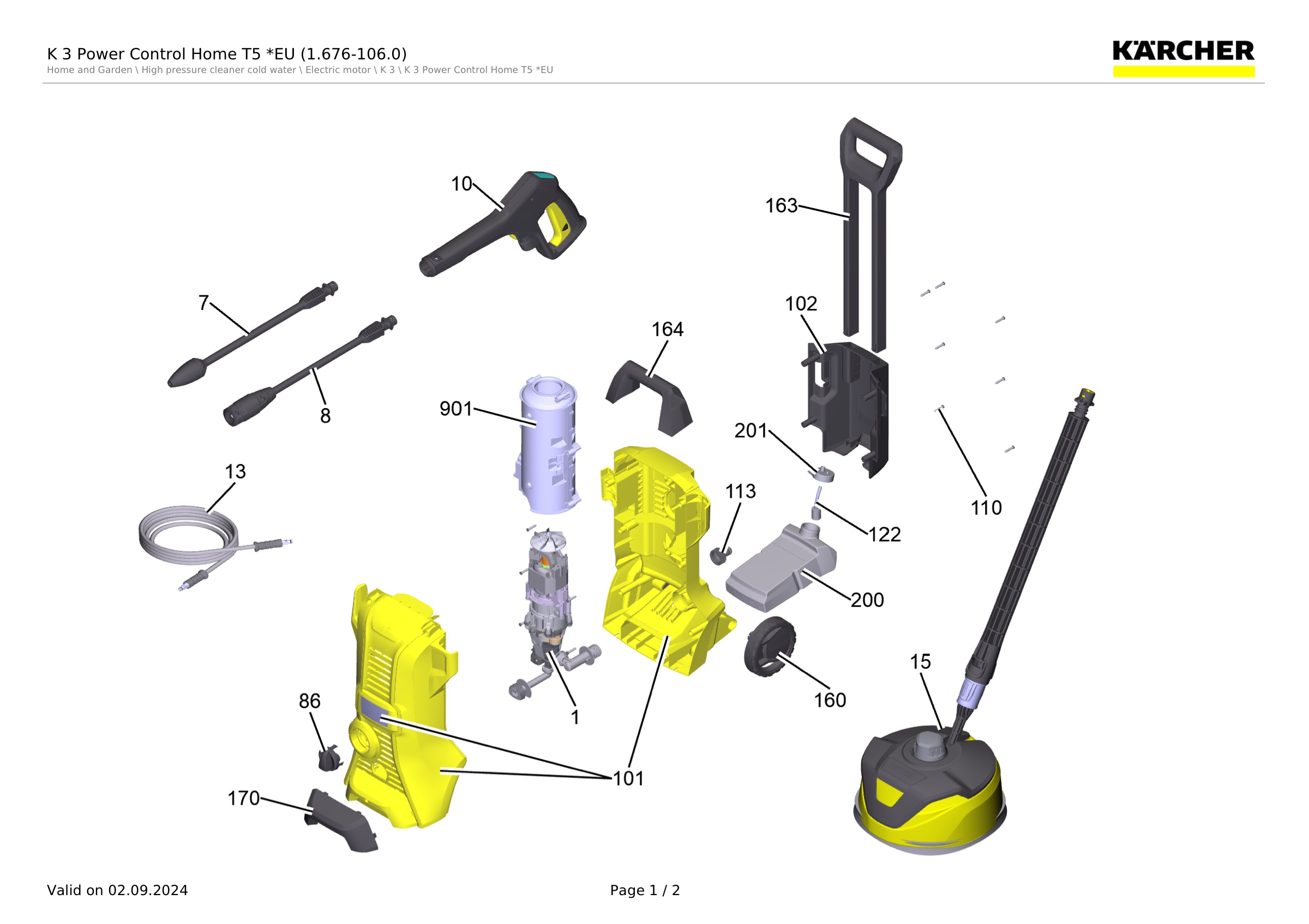 K 3 Power Control Home T5 *EU (1.676-106.0)