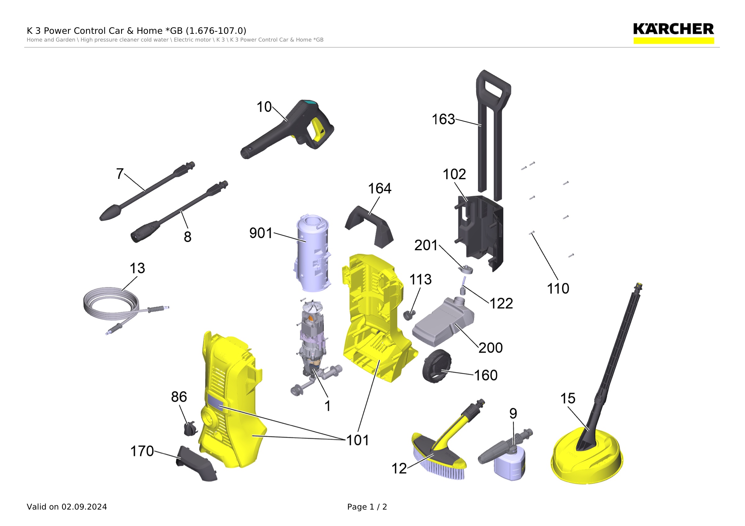 K 3 Power Control Car & Home *GB (1.676-107.0)