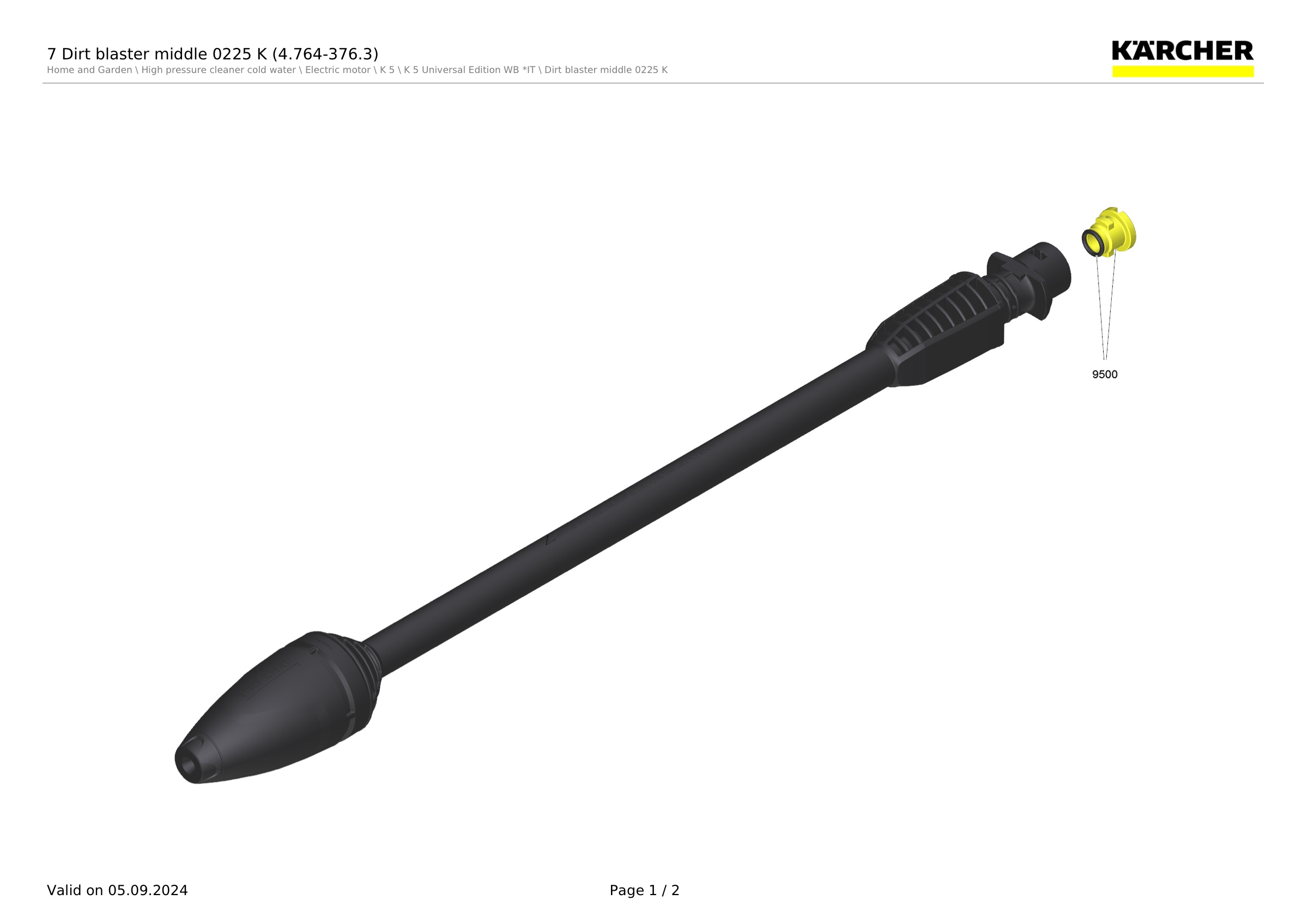 7 Dirt blaster middle 0225 K (4.764-376.3)
