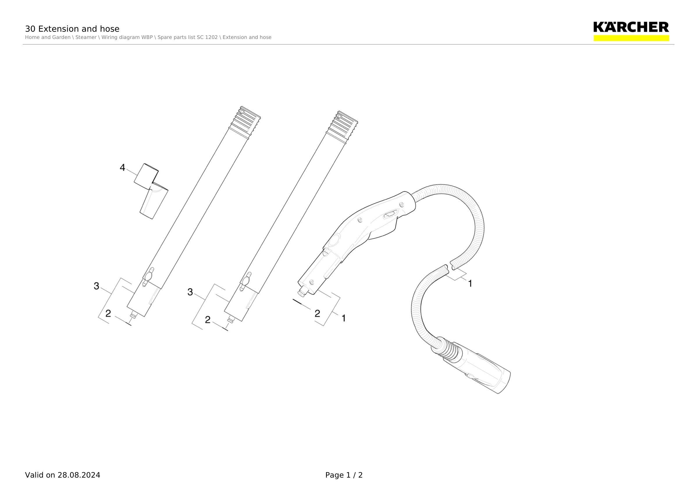 30 Extension and hose