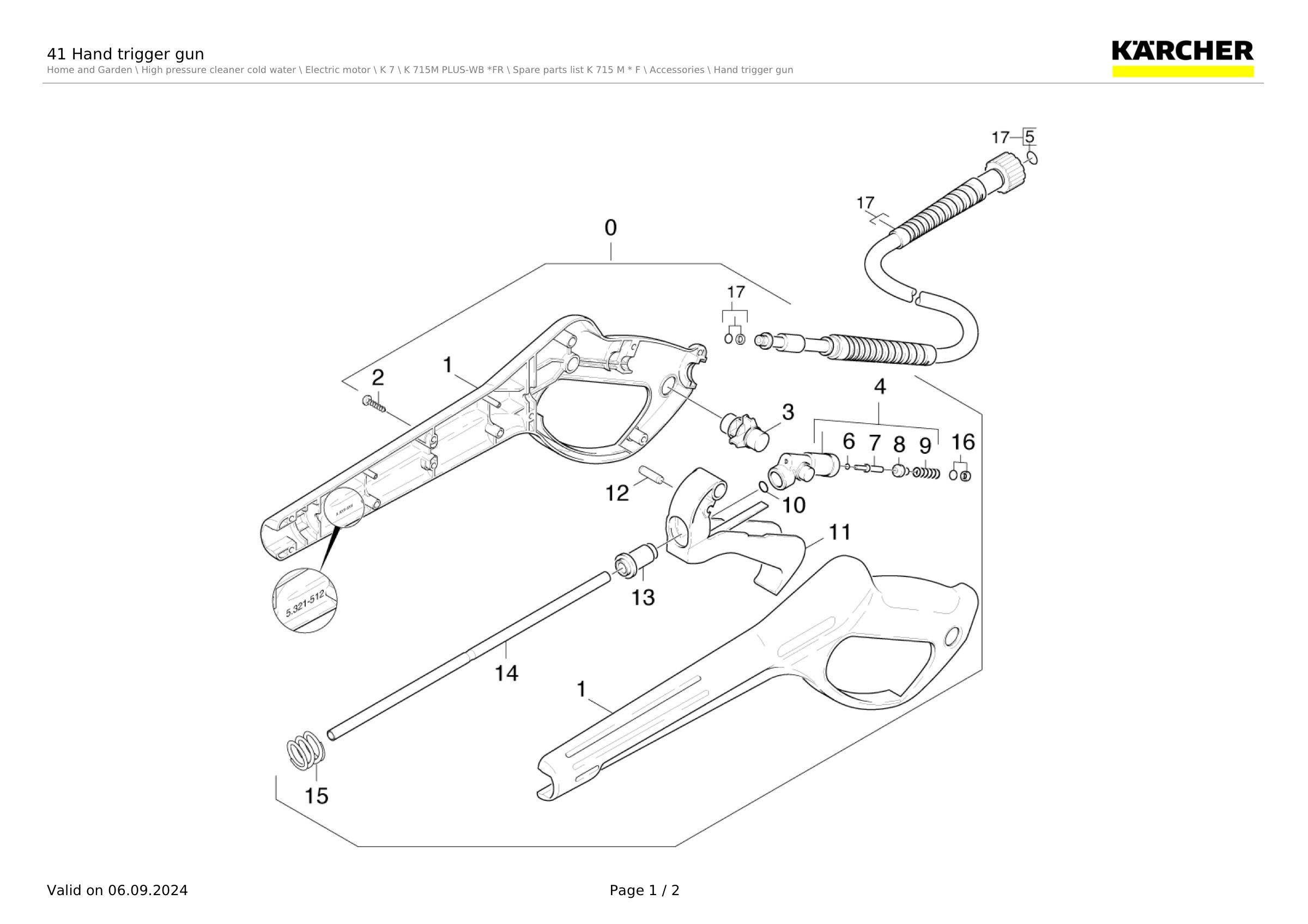 41 Hand trigger gun