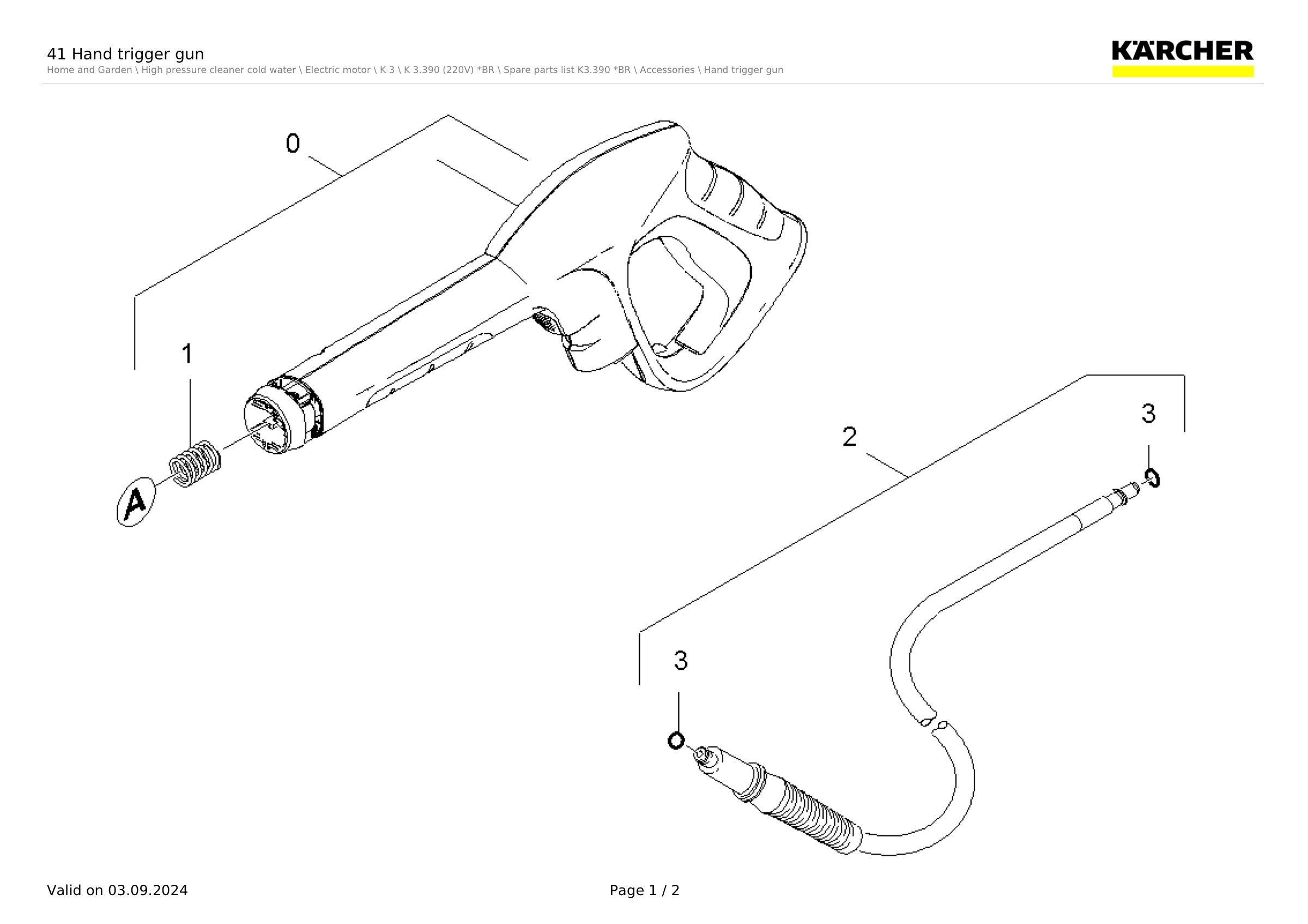 41 Hand trigger gun