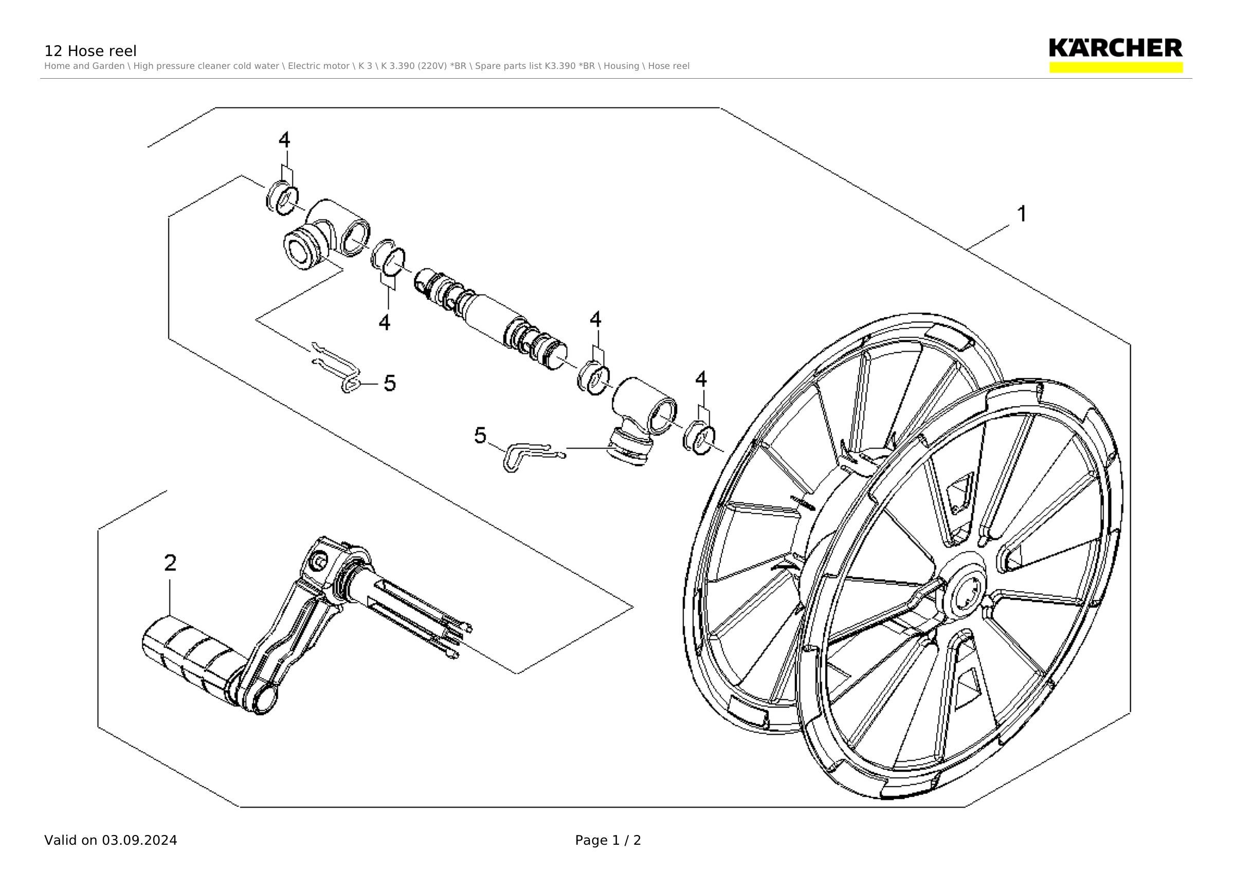 12 Hose reel