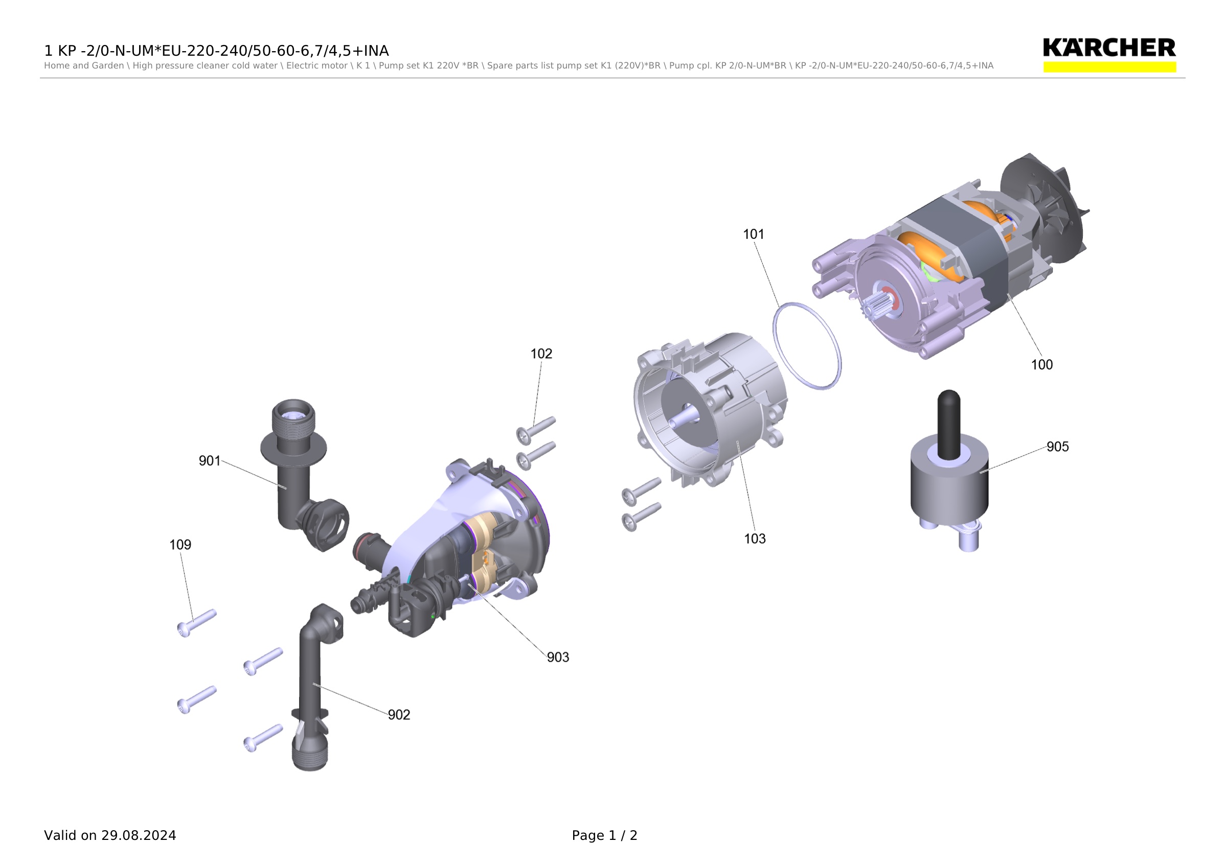 1 KP -2/0-N-UM*EU-220-240/50-60-6,7/4,5+INA