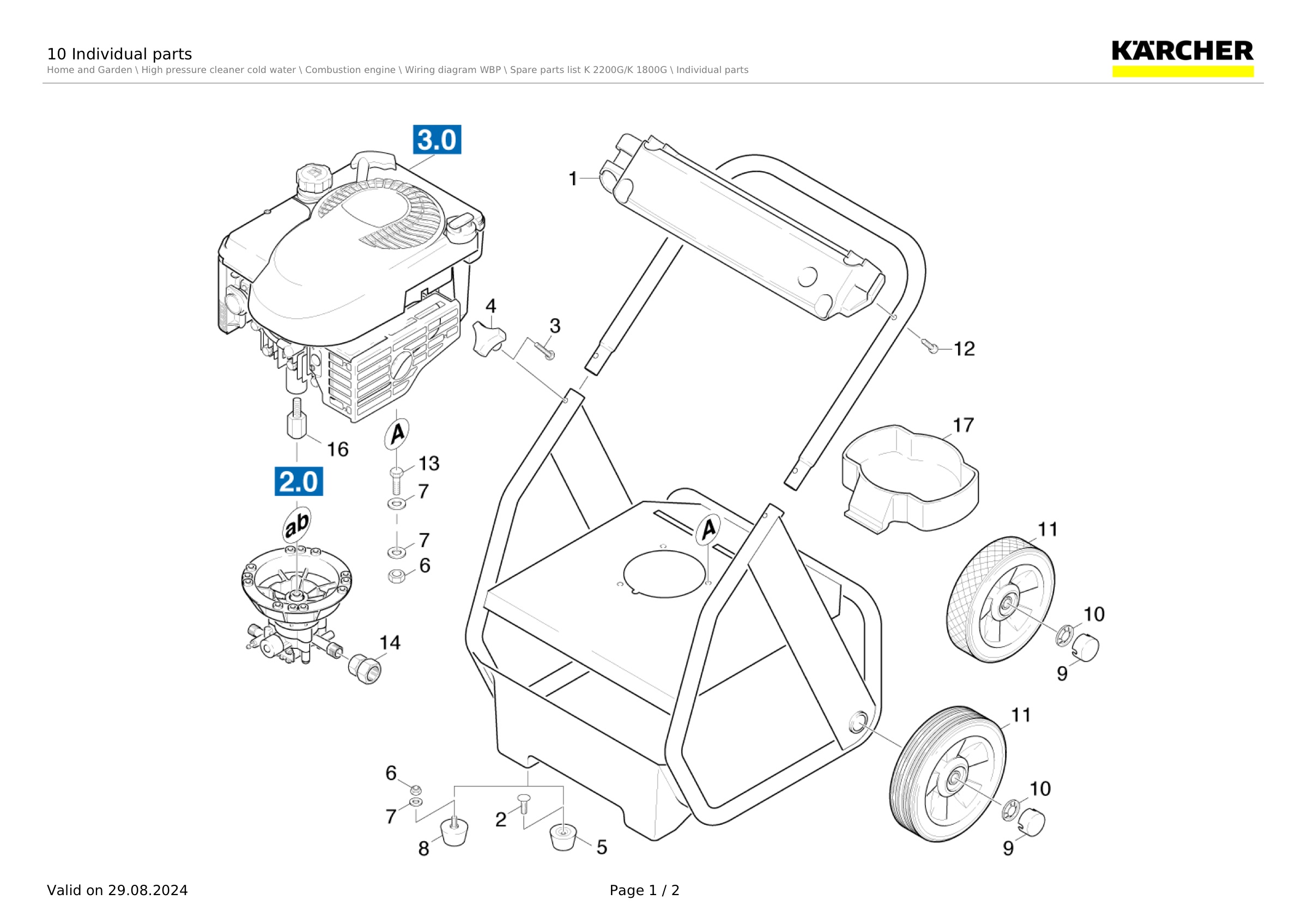 10 Individual parts