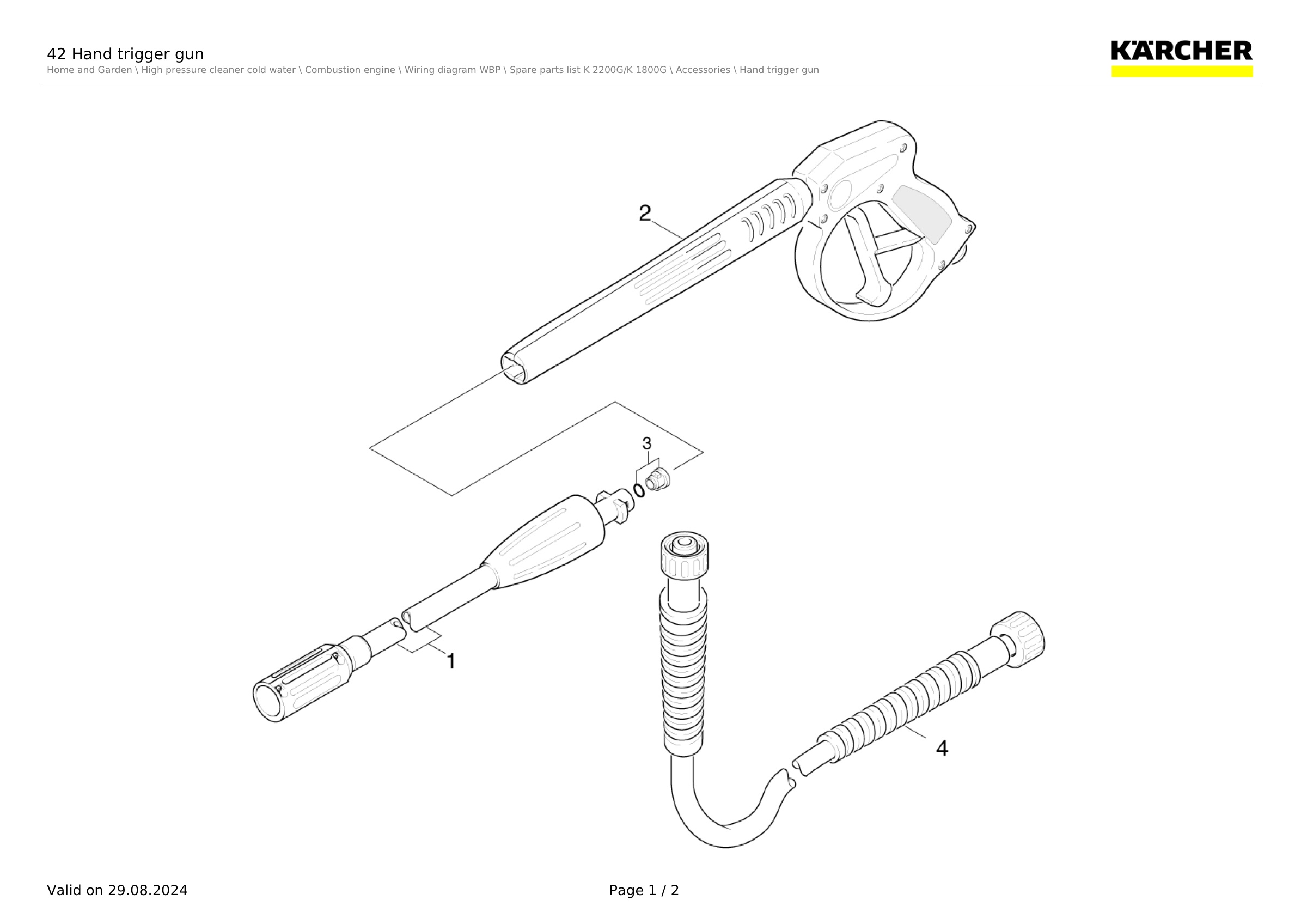 42 Hand trigger gun