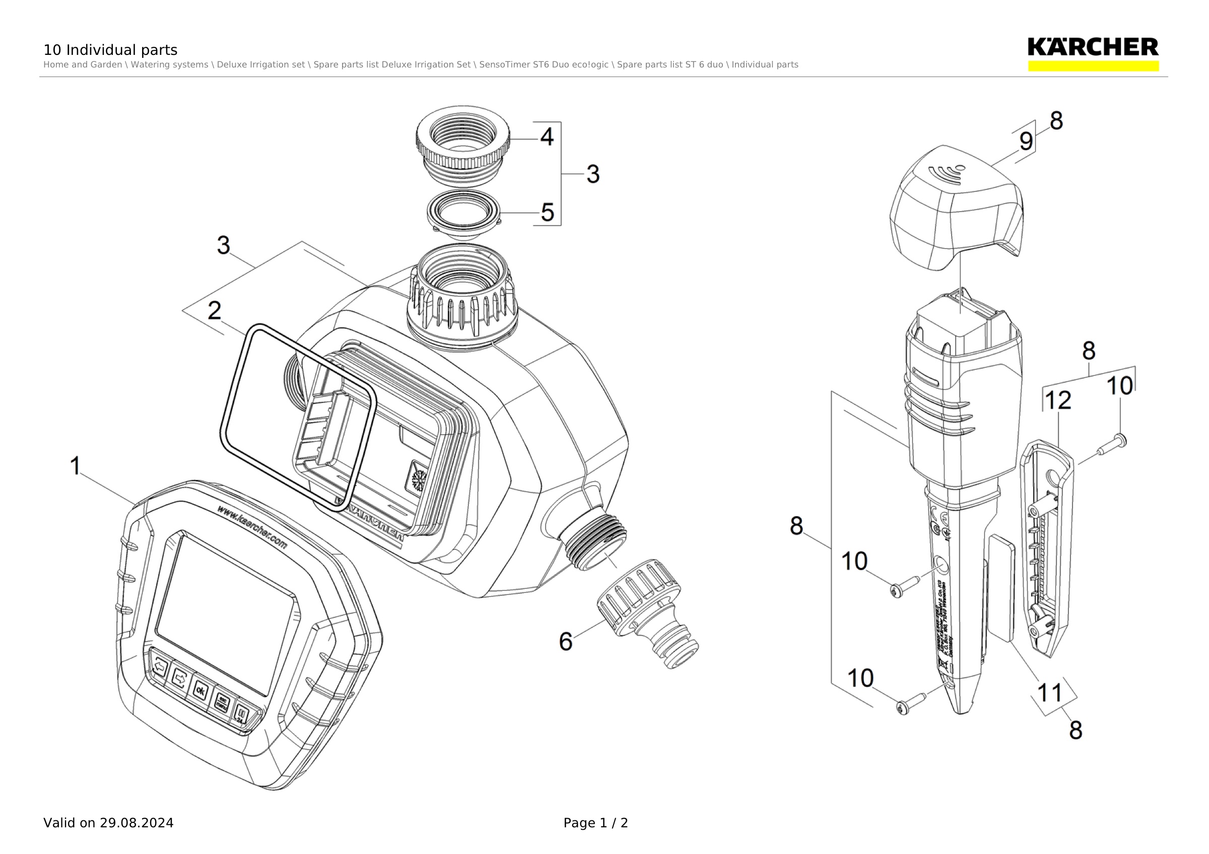 10 Individual parts
