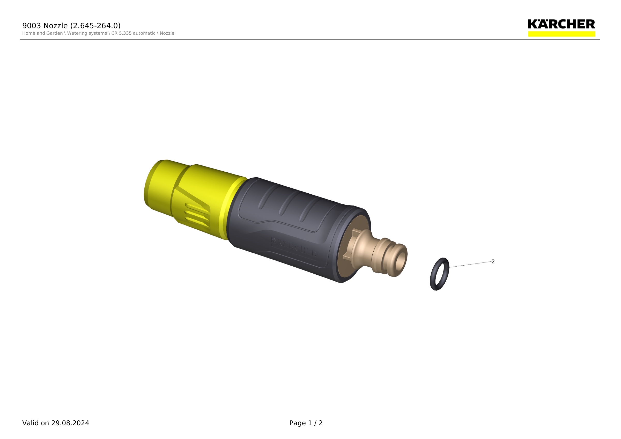 9003 Nozzle (2.645-264.0)