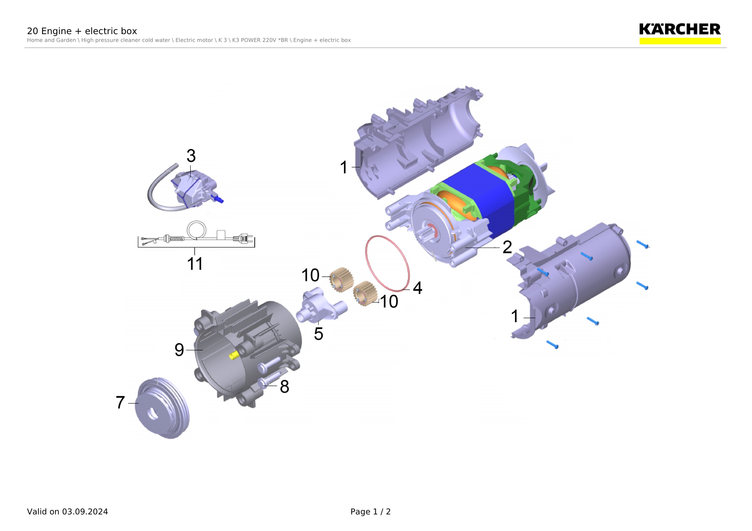 20 Engine + electric box
