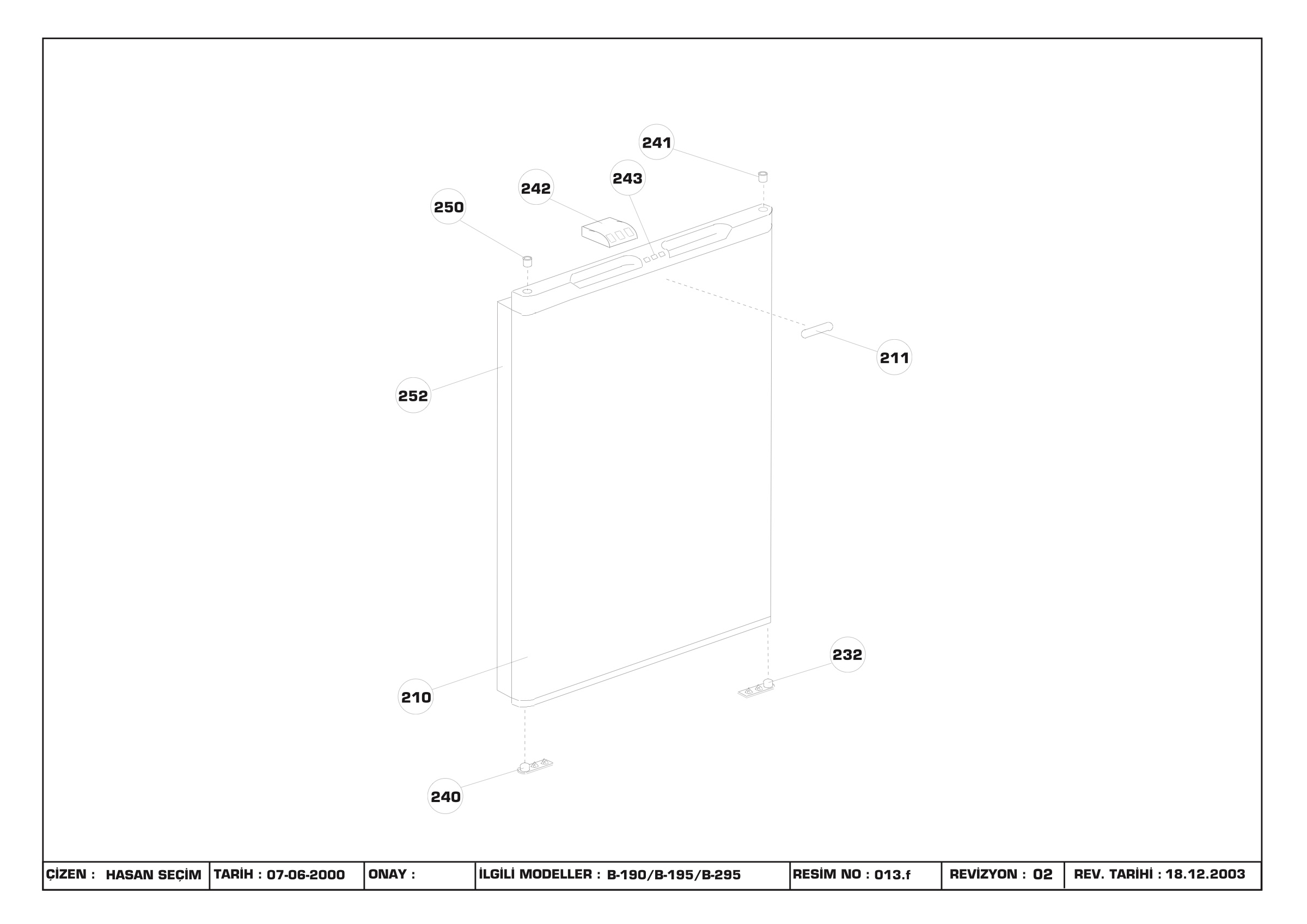 DOOR ASSY (B-295 FRN)