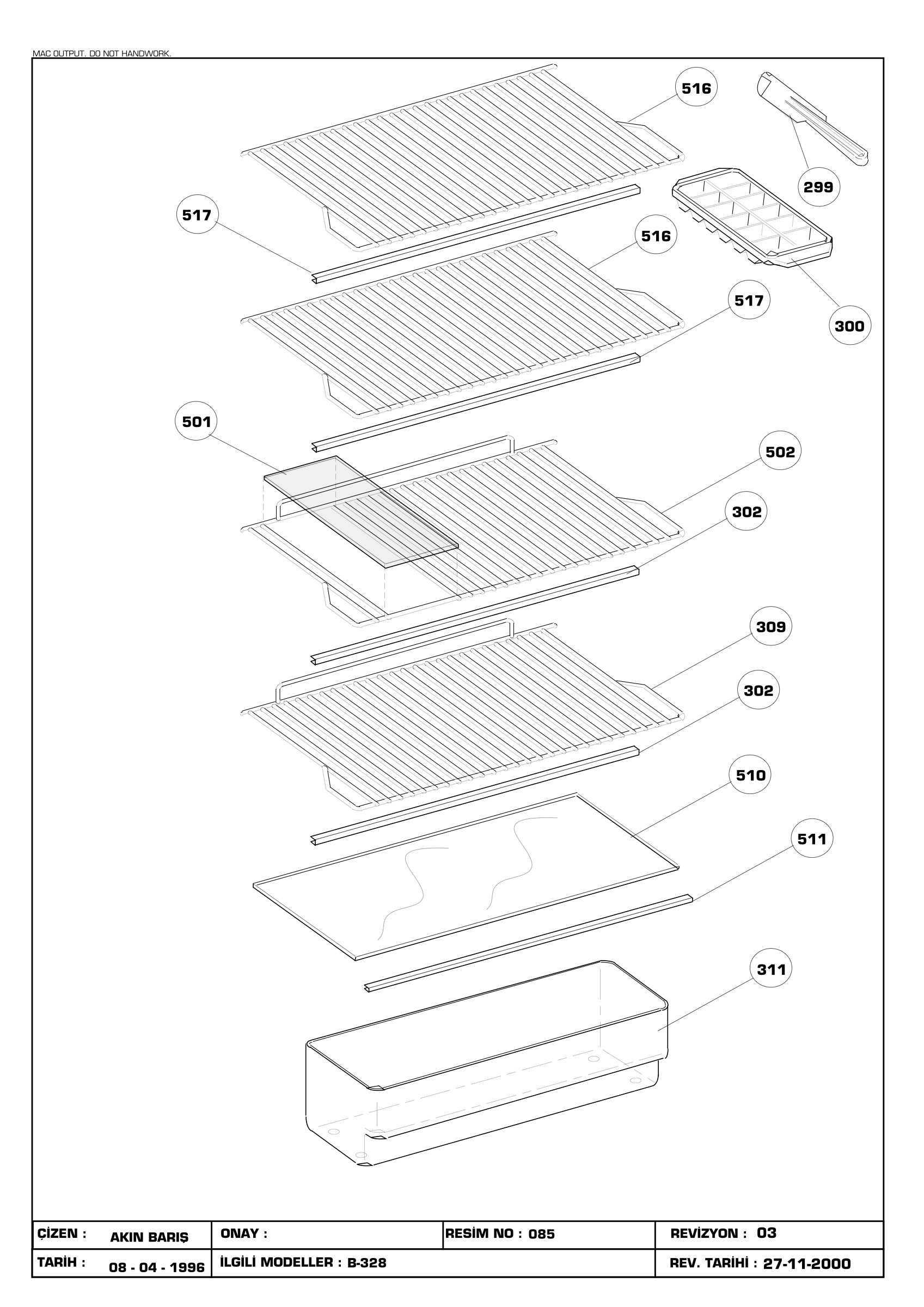 CABINET ACCESSORIES (B-328)