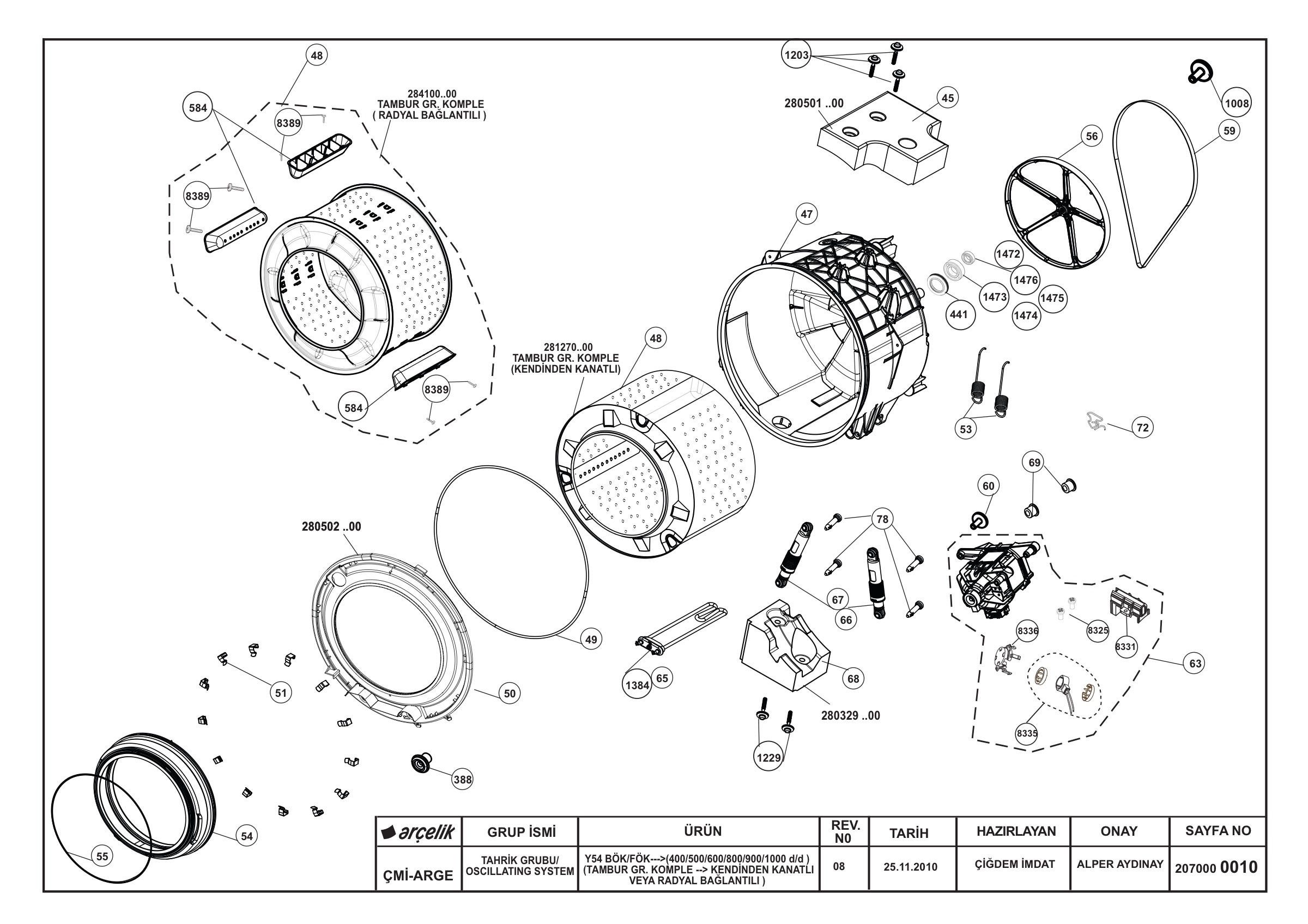 OSCILLATING SYSTEM(REV-8)
