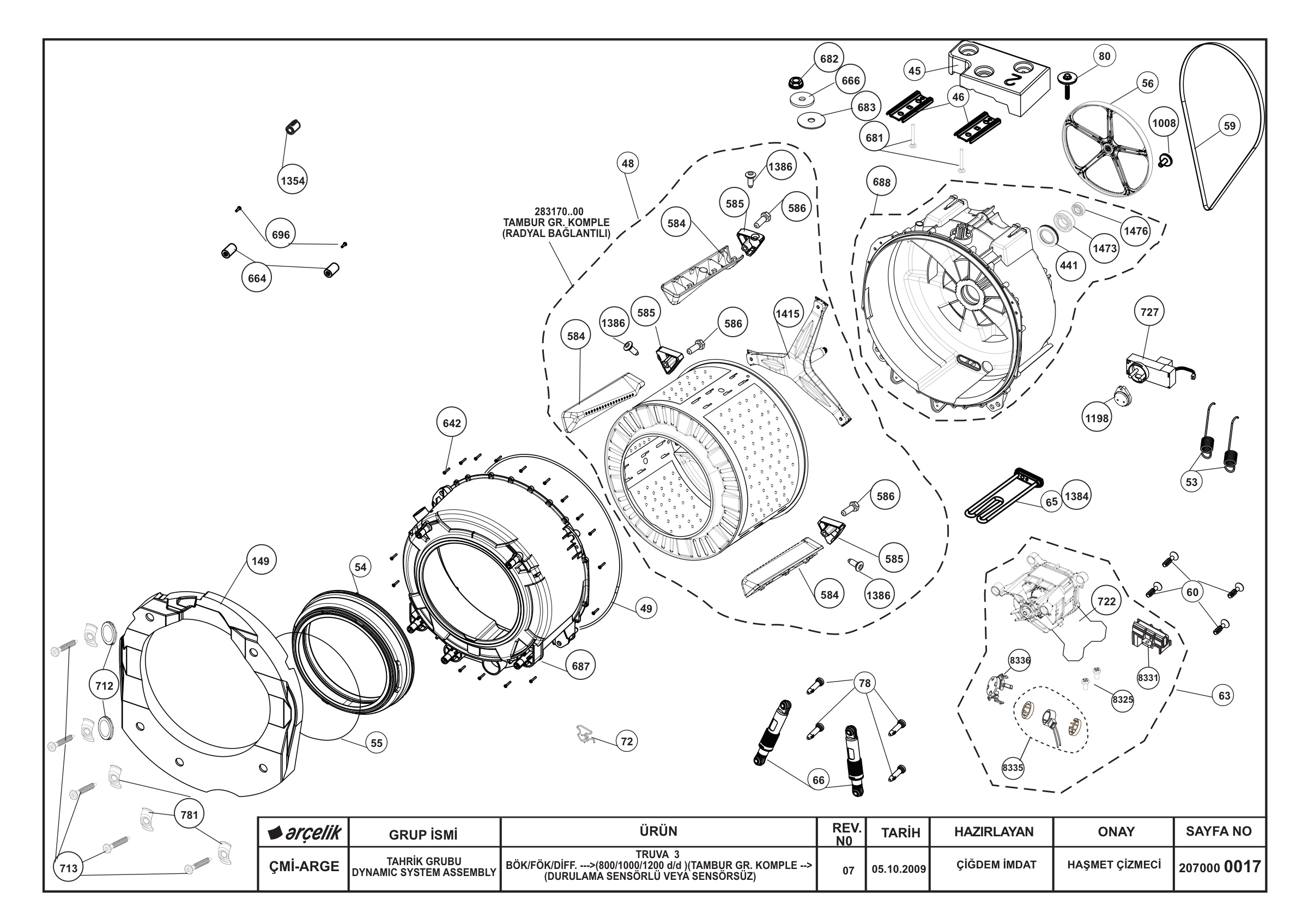 DYNAMIC SYSTEM ASSEMBLY (REV07)