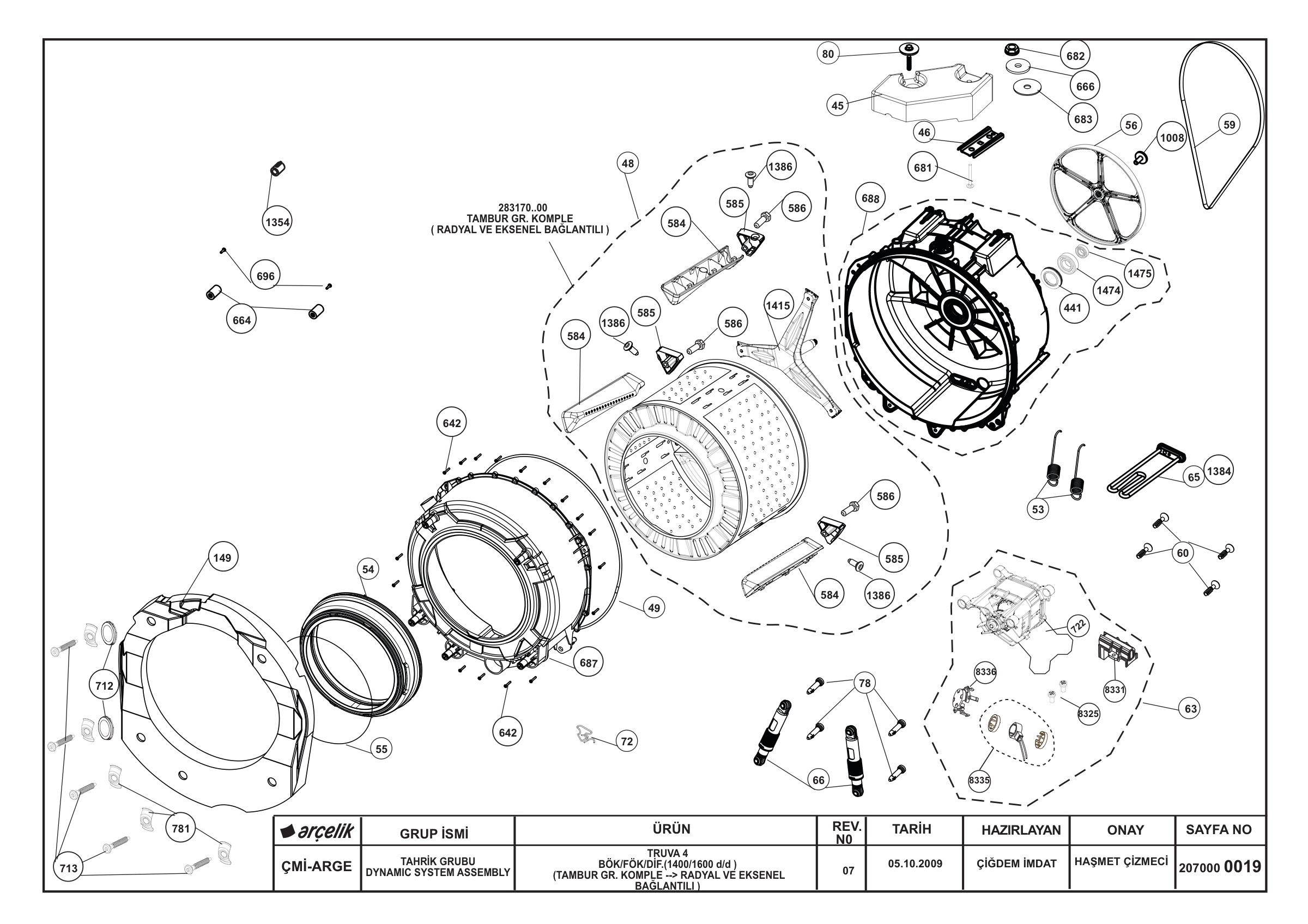 DYNAMIC SYSTEM ASSEMBLY (REV07)