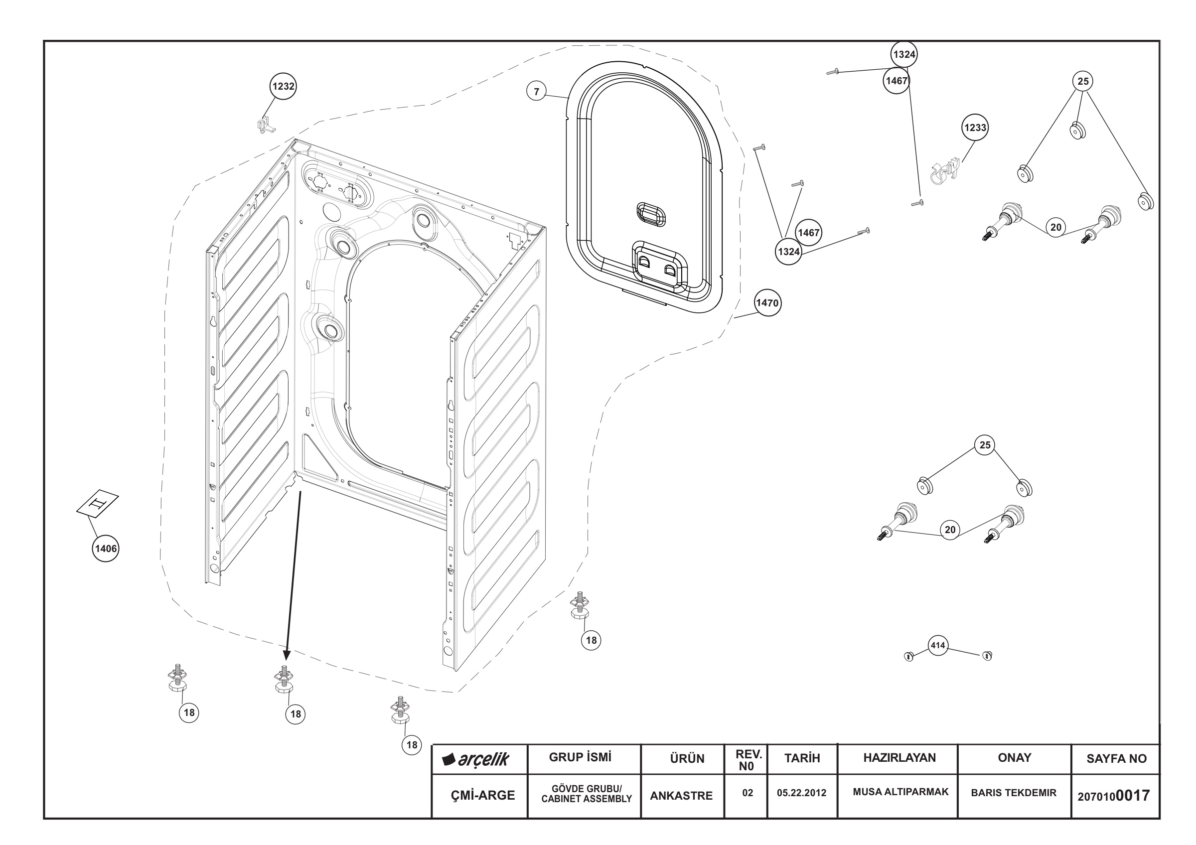 CABINET ASSEMBLY - REV02