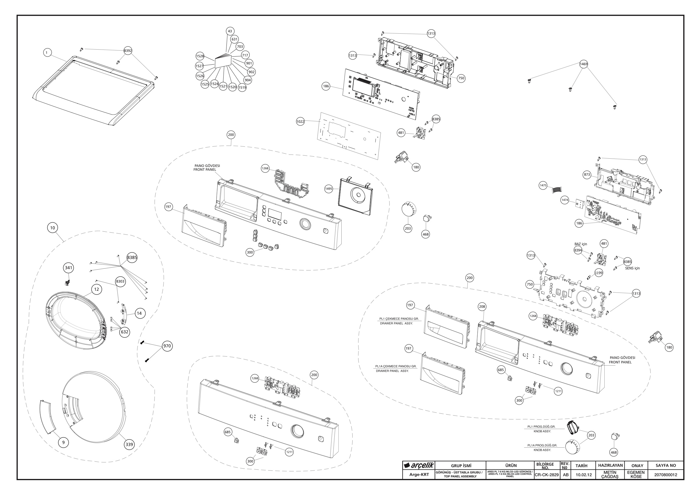 PANEL_FRONTDOOR_TOP PANEL ASSY_AB09_AB10