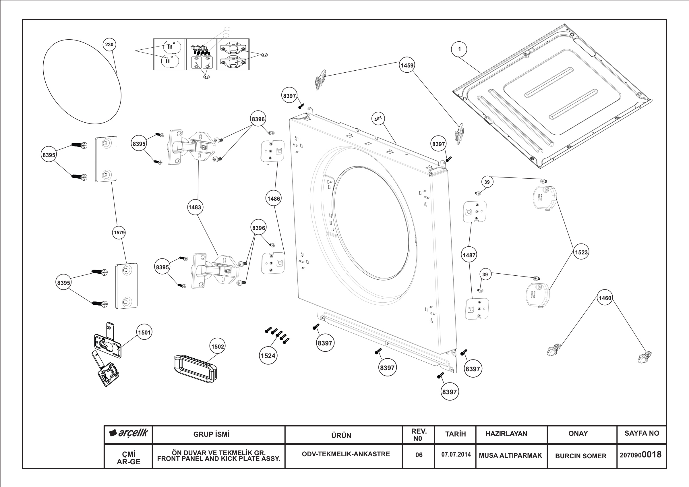 Lamona Washing Machine HJA8511 (7178381500) Spares