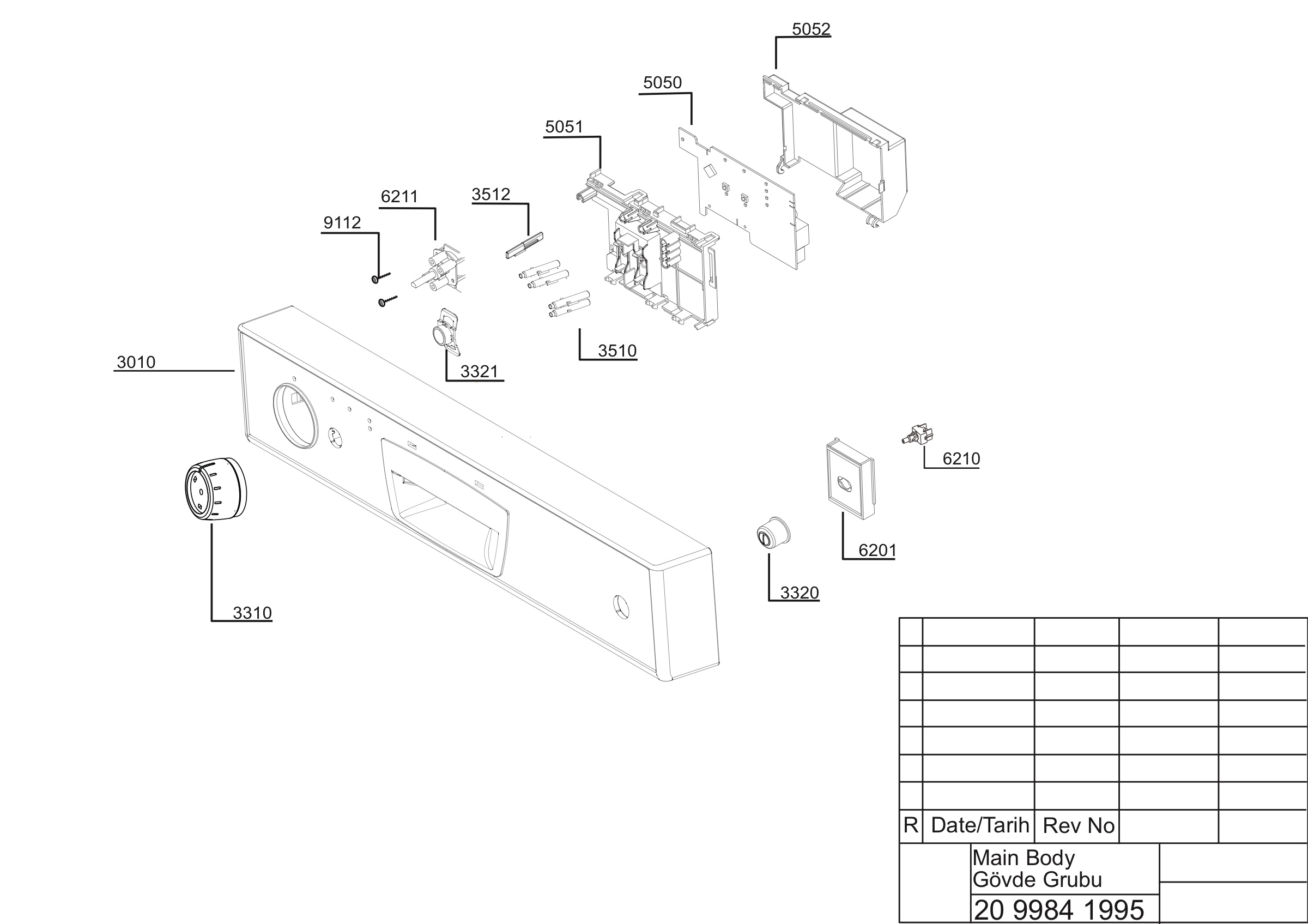 EXPLODED VIEW (PANEL GR)