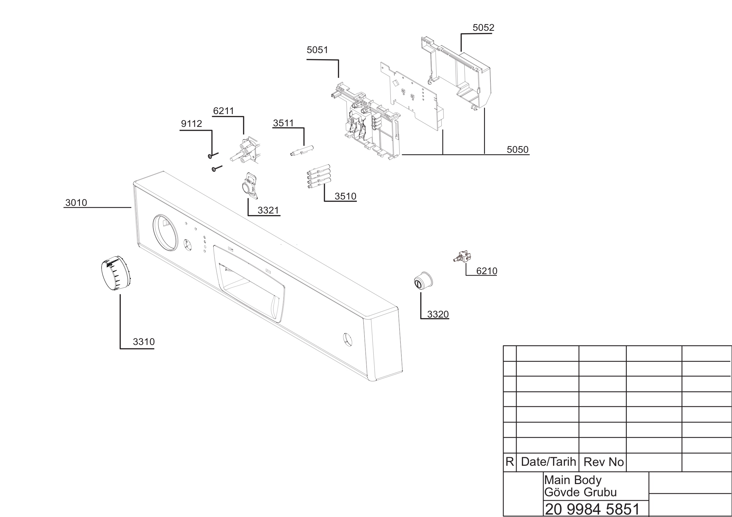 EXPLODED VIEW (PANEL GROUP)