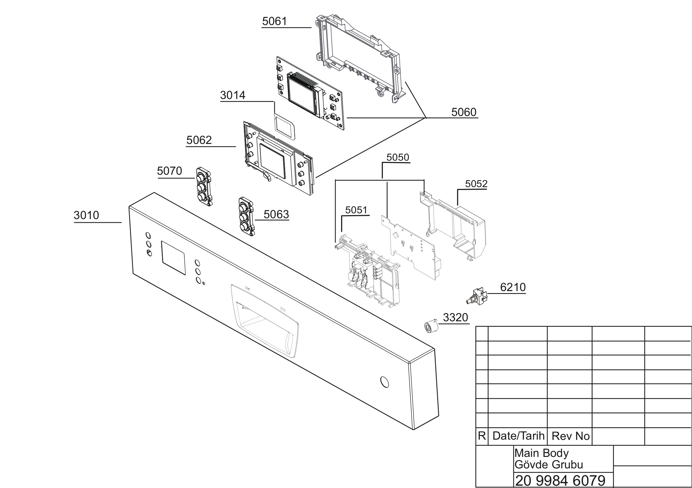 EXPLODED VIEW (PANEL GROUP)