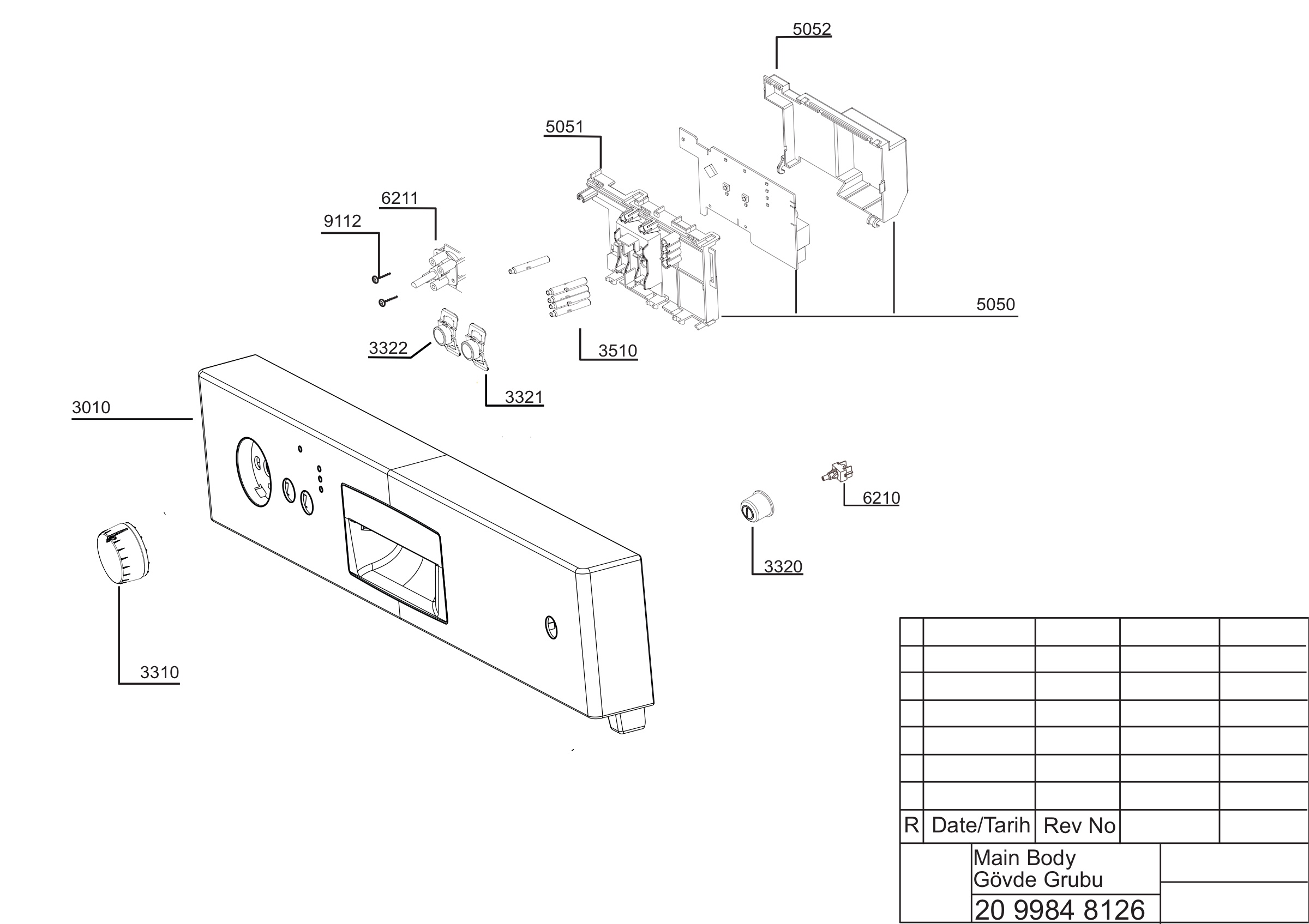 EXPLODED VIEW (PANEL GROUP)