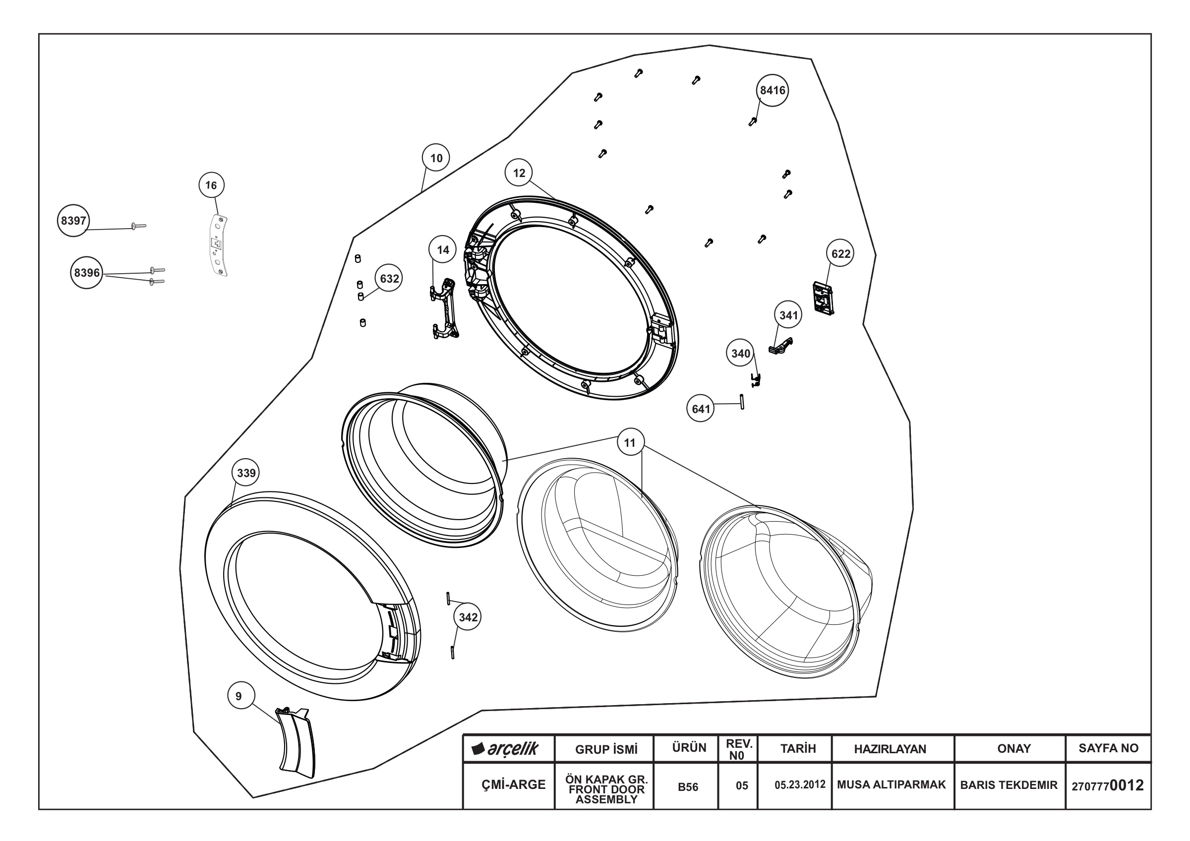FRONDT DOOR ASSEMBLY REV-05