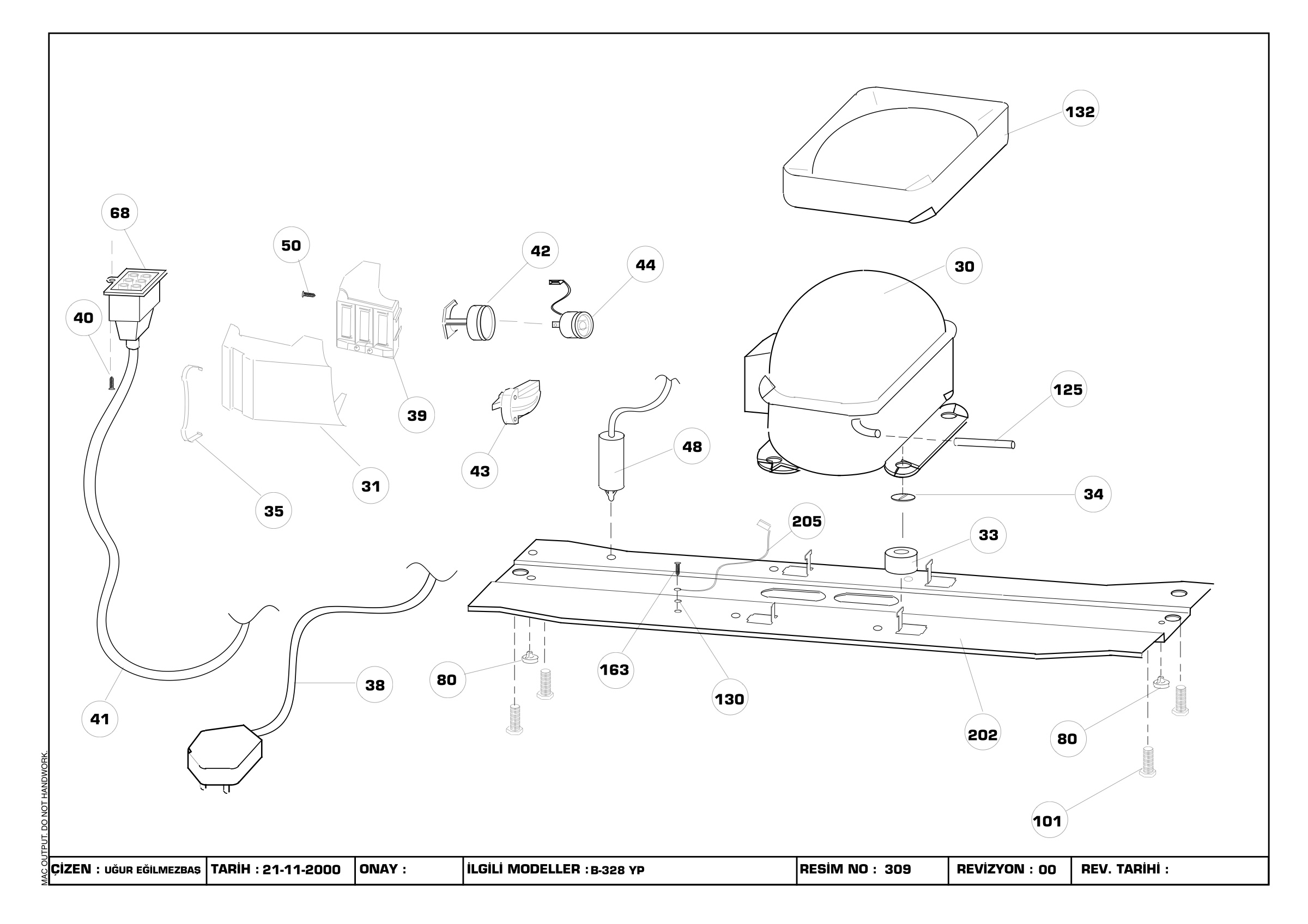 COMPRESSOR TERM.ASSEMBLY (B-328 SN)