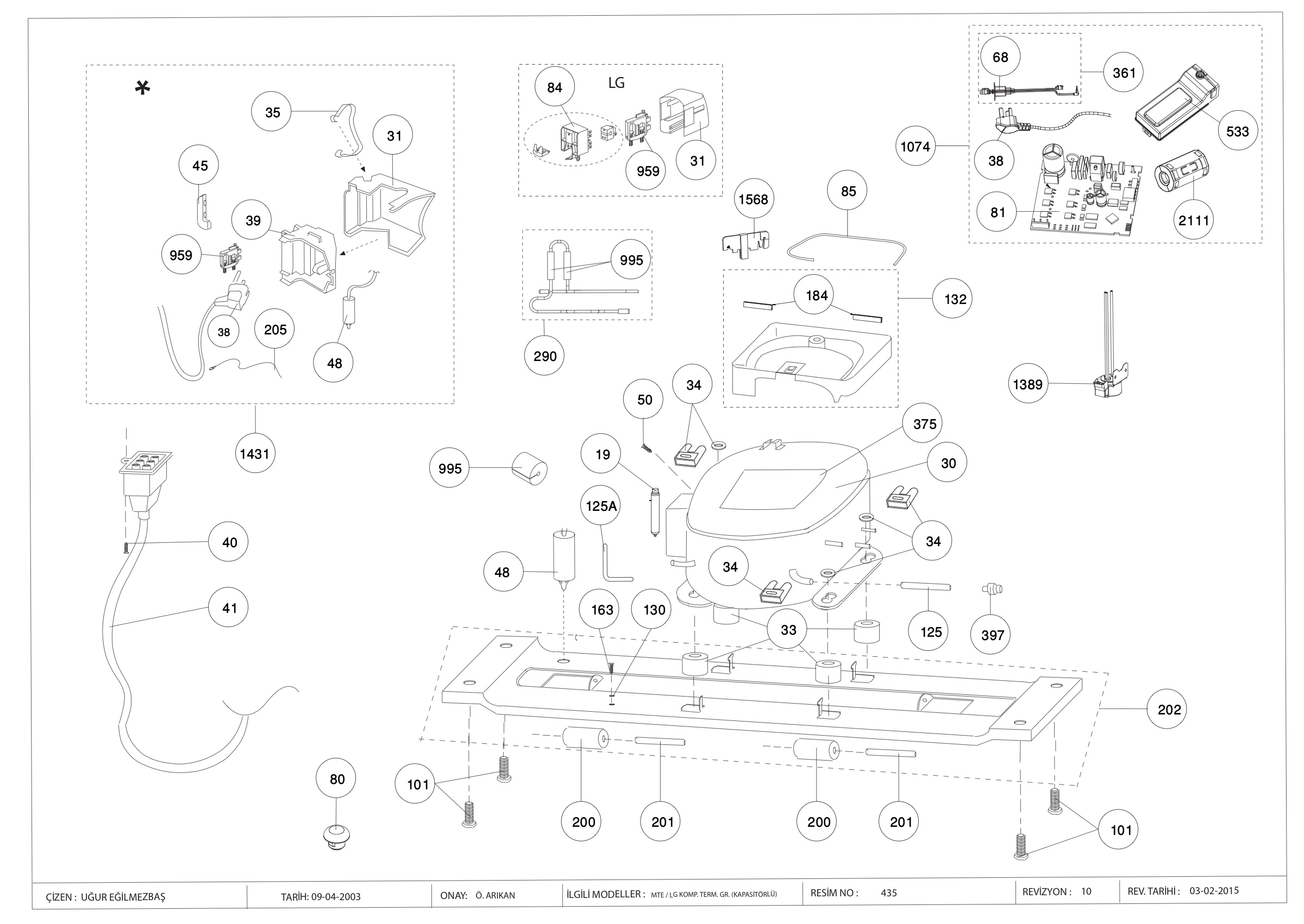 COMPRESSOR ASSY. (VERTEKS)